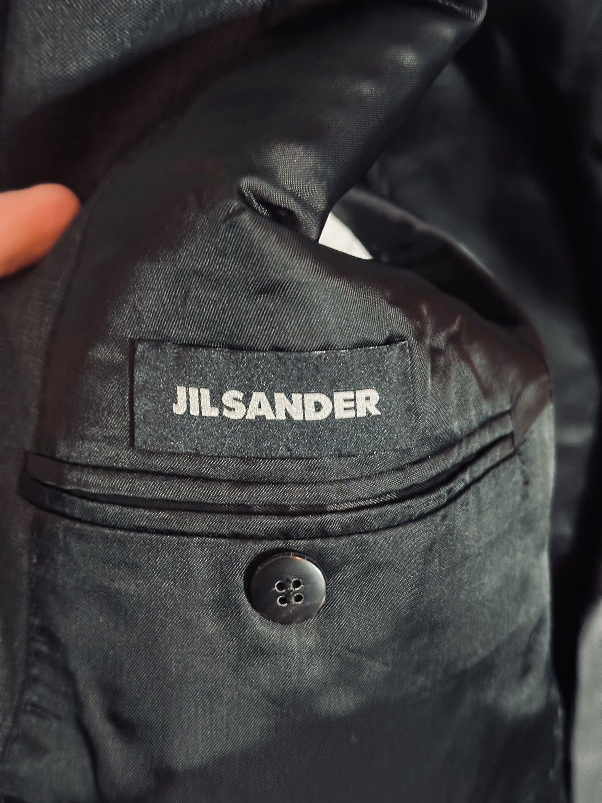 Jil Sander Raf Simons FW2012 runway virgin wool jacket Italy gray Size 40R - 10 Thumbnail
