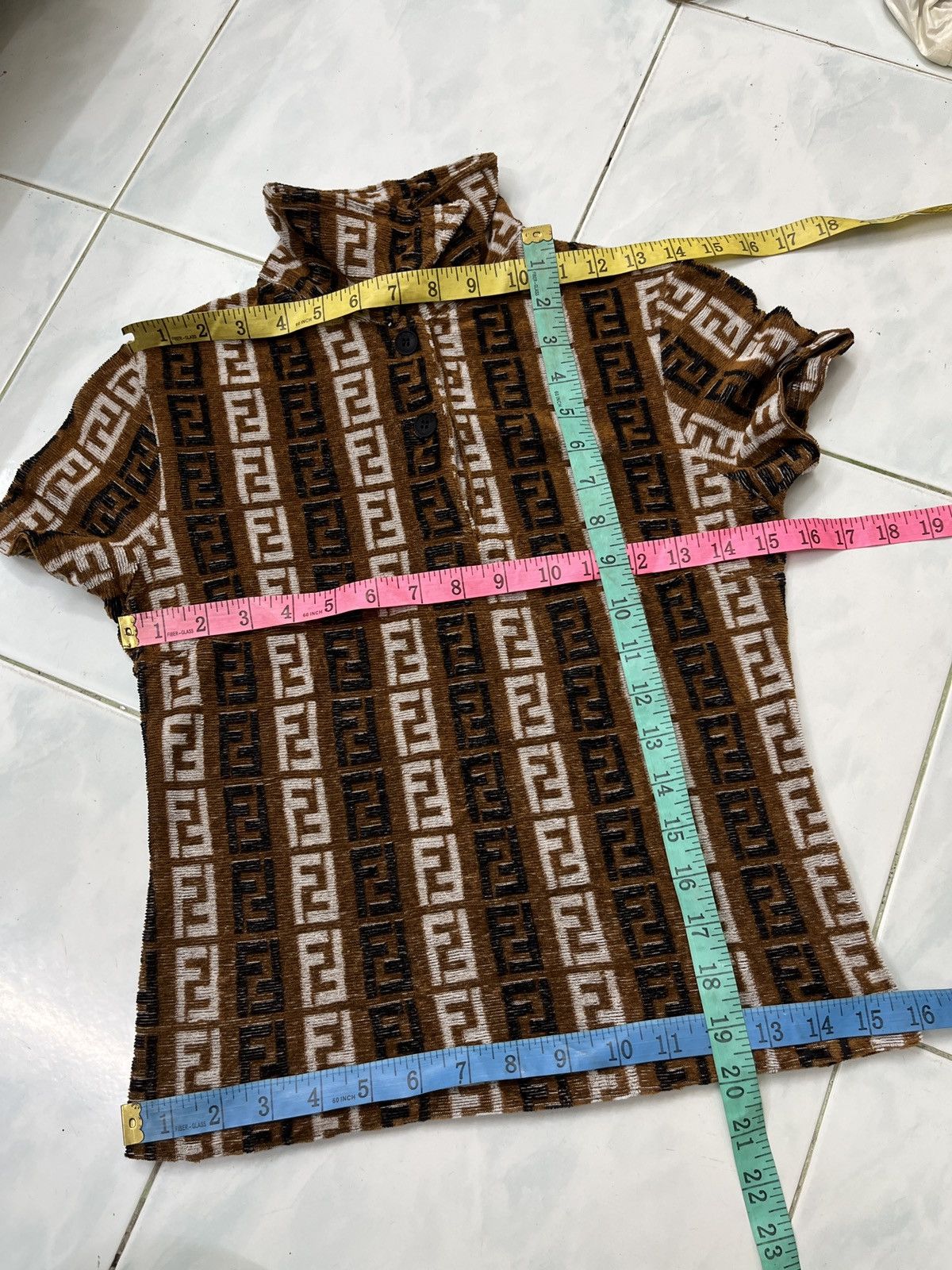 Fendi 🔥🔥🔥STEALS FENDI ZUCCA SHIRTS Size S / US 4 / IT 40 - 11 Thumbnail
