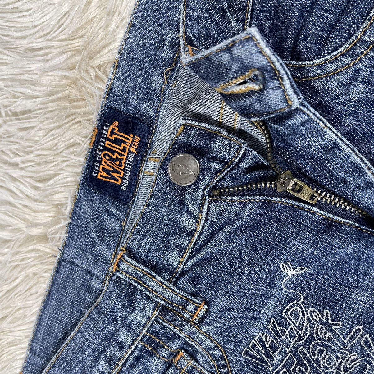 W&LT W&LT - Walter Van Beirendonck - Flared Denim Jeans Size 28" / US 6 / IT 42 - 6 Thumbnail