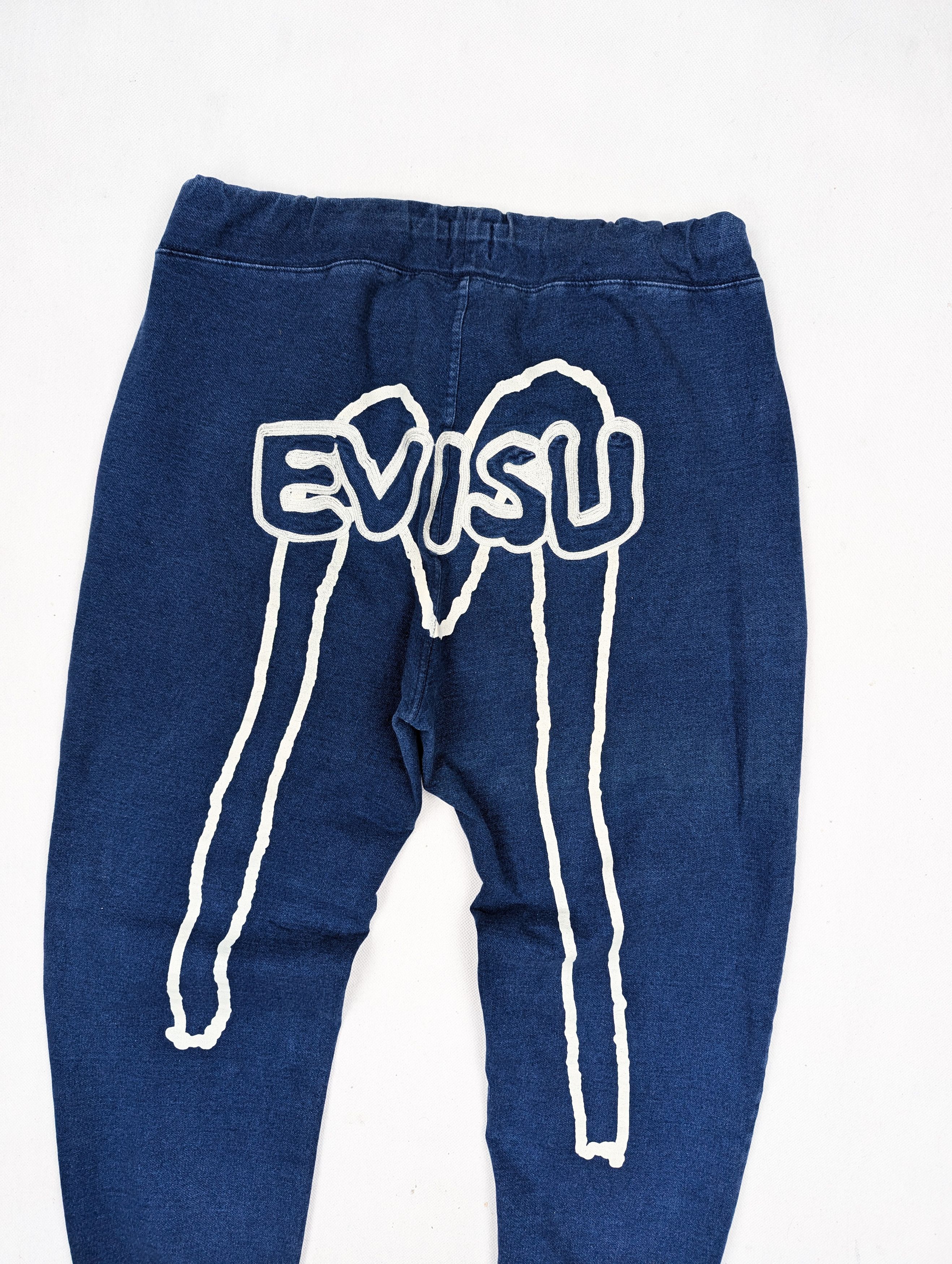 Evisu Evisu blue sweatpants joggers L Size US 34 / EU 50 - 9 Thumbnail