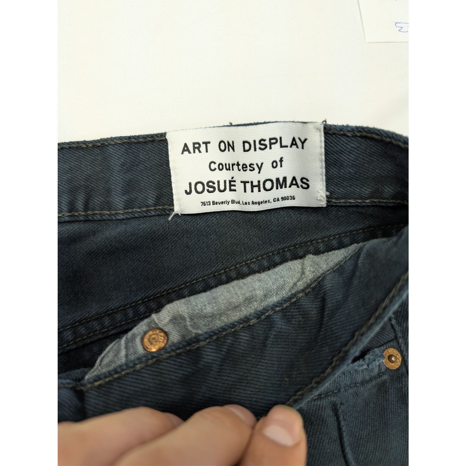 Gallery Dept. o1rshd1 Lenny Flare Denim Jeans in Black Size US 32 / EU 48 - 19 Thumbnail