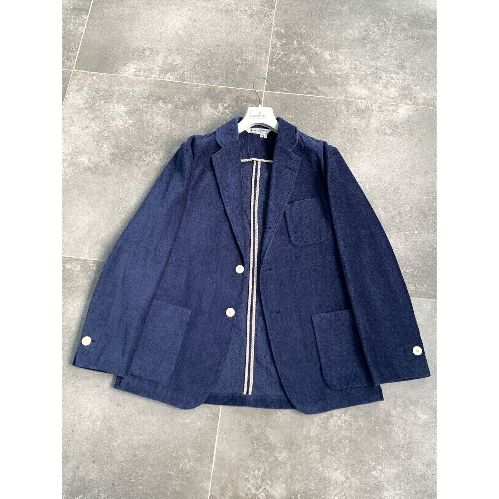 Japanese Brand × Rowing Blazers Mens ROWING BLAZERS Terrycloth Sport Blazer Jacket EU52 UK42 Size 52R - 1 Thumbnail