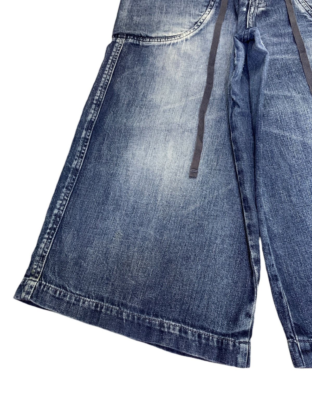 Japanese Brand SALES🔥Vintage Japanese Faded blue Wash Baggy Jean Shorts Size US 31 - 8 Thumbnail