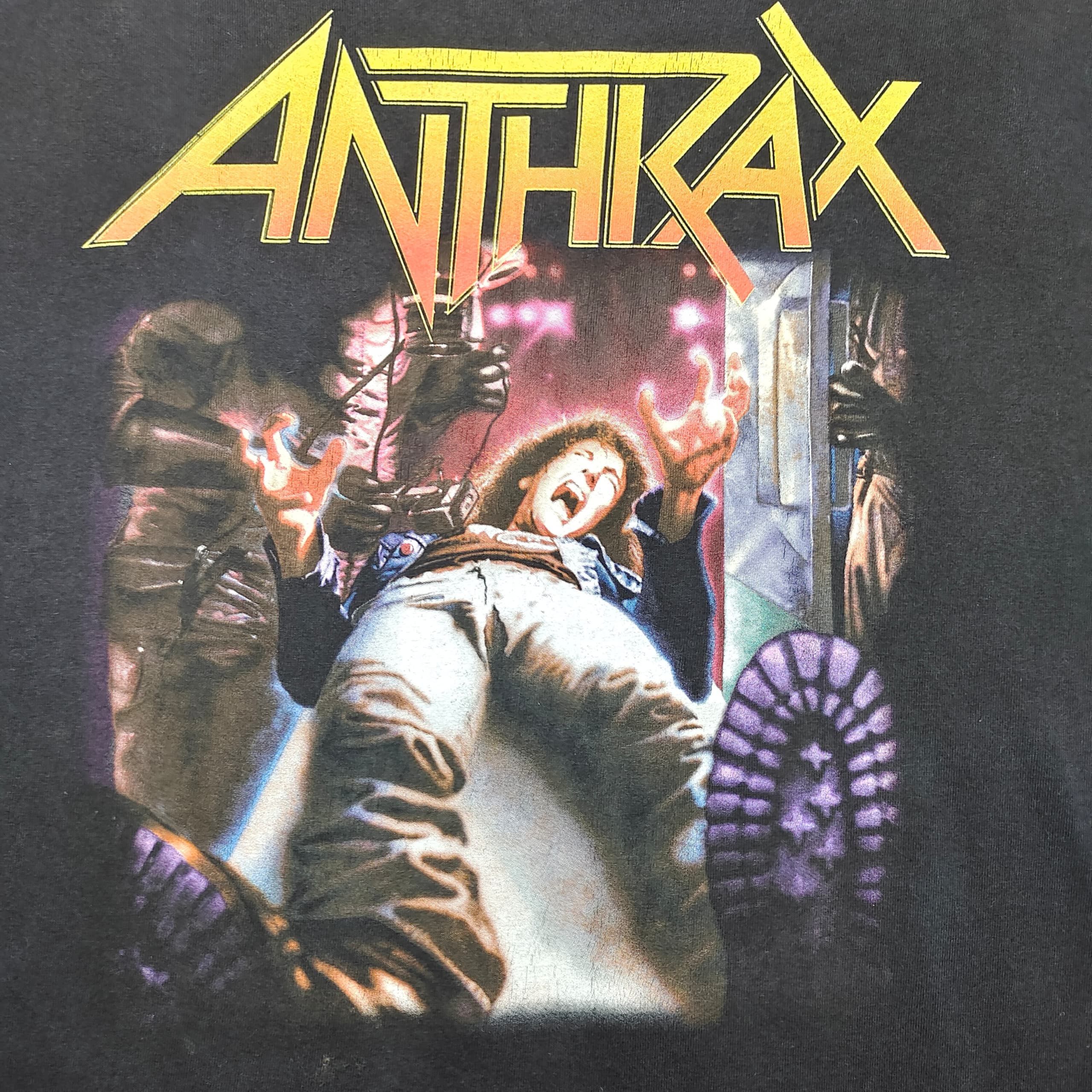Band Tees × Vintage Y2K ANTHRAX SPREADING THE DISEASE METAL BAND T SHIRT Size US XL / EU 56 / 4 - 3 Thumbnail