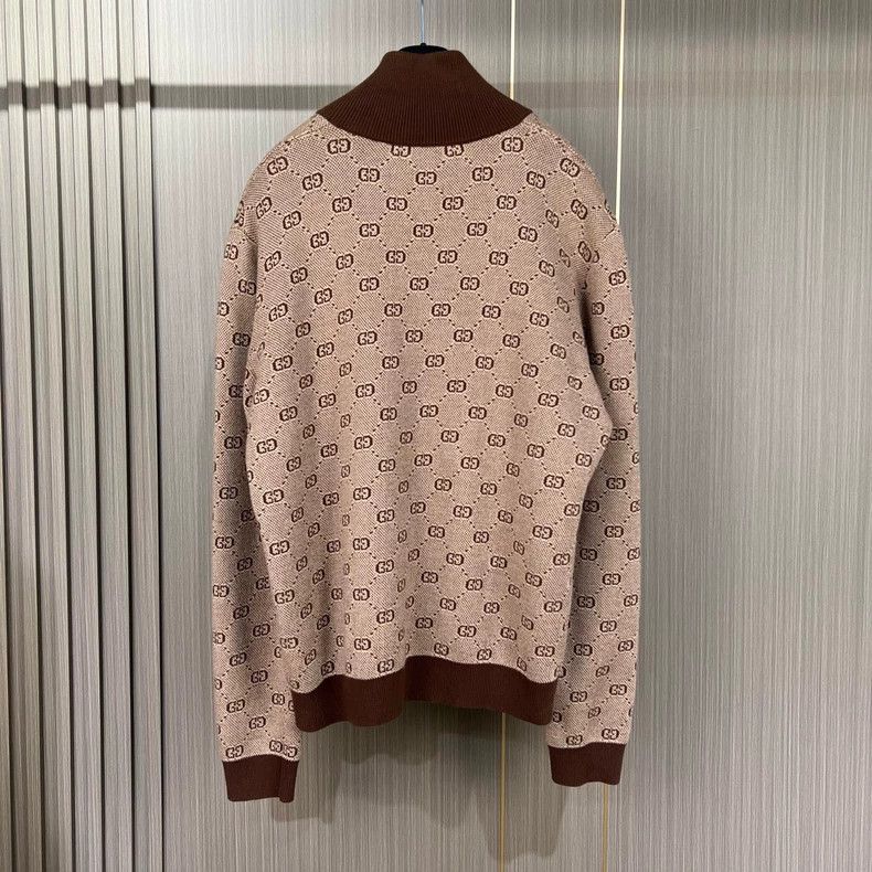 Gucci Gucci Full print old flower jacquad knitted zipper jacket 2 Size US S / EU 44-46 / 1 - 2 Thumbnail