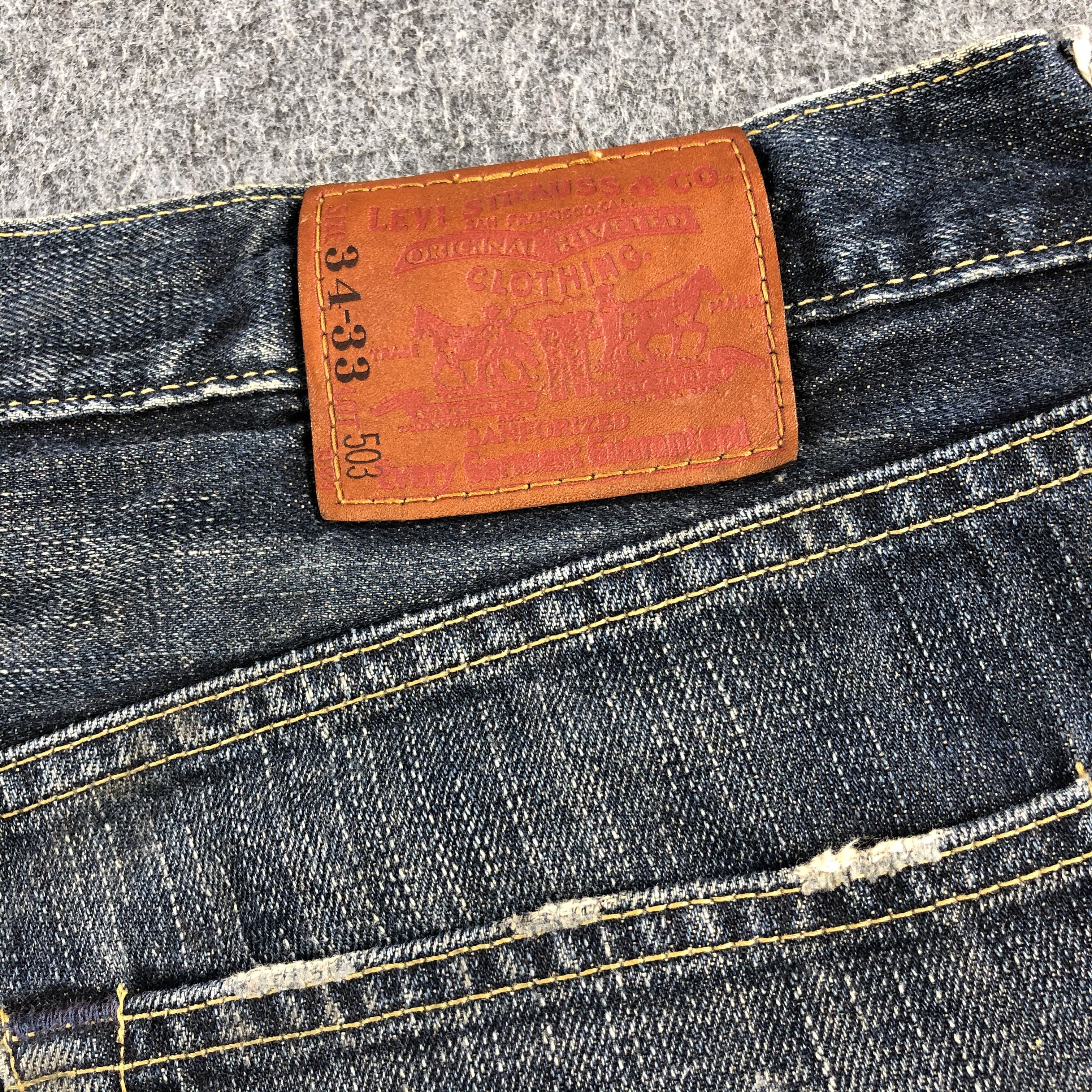 Levi's Vintage 90s Levis 503 Earth Tone Jeans-J1758 Size US 35 - 5 Thumbnail