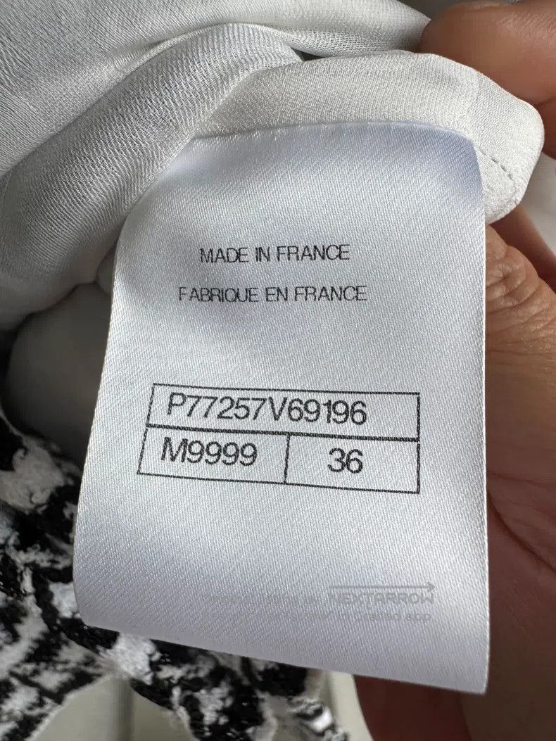 Chanel Chanel 24s black and white sequin wavy tweed jacket Size XS / US 0-2 / IT 36-38 - 6 Thumbnail
