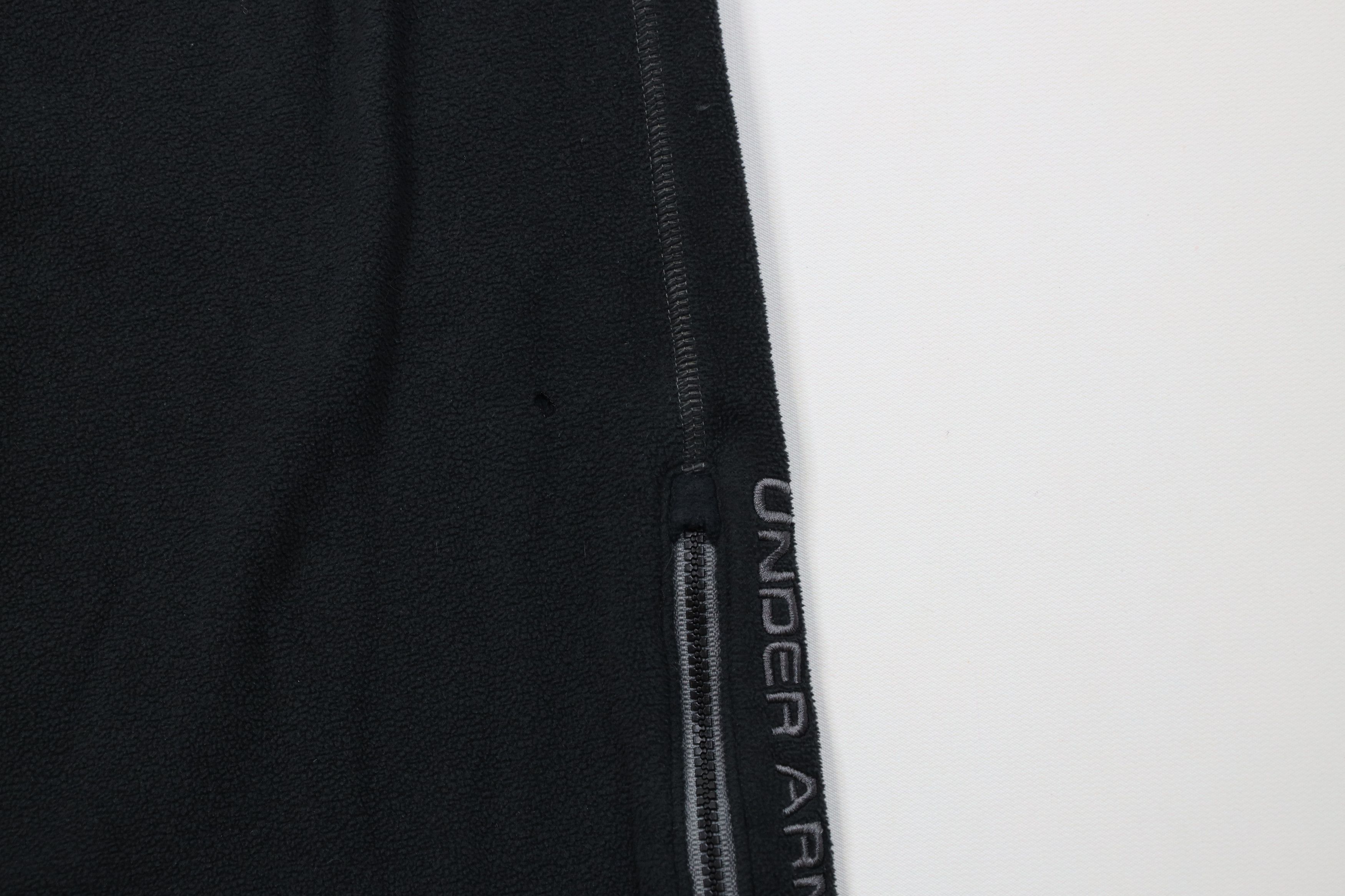 Under Armour Vintage Under Armour Spell Out Wide Leg Fleece Pants Black Size US 36 / EU 52 - 6 Thumbnail