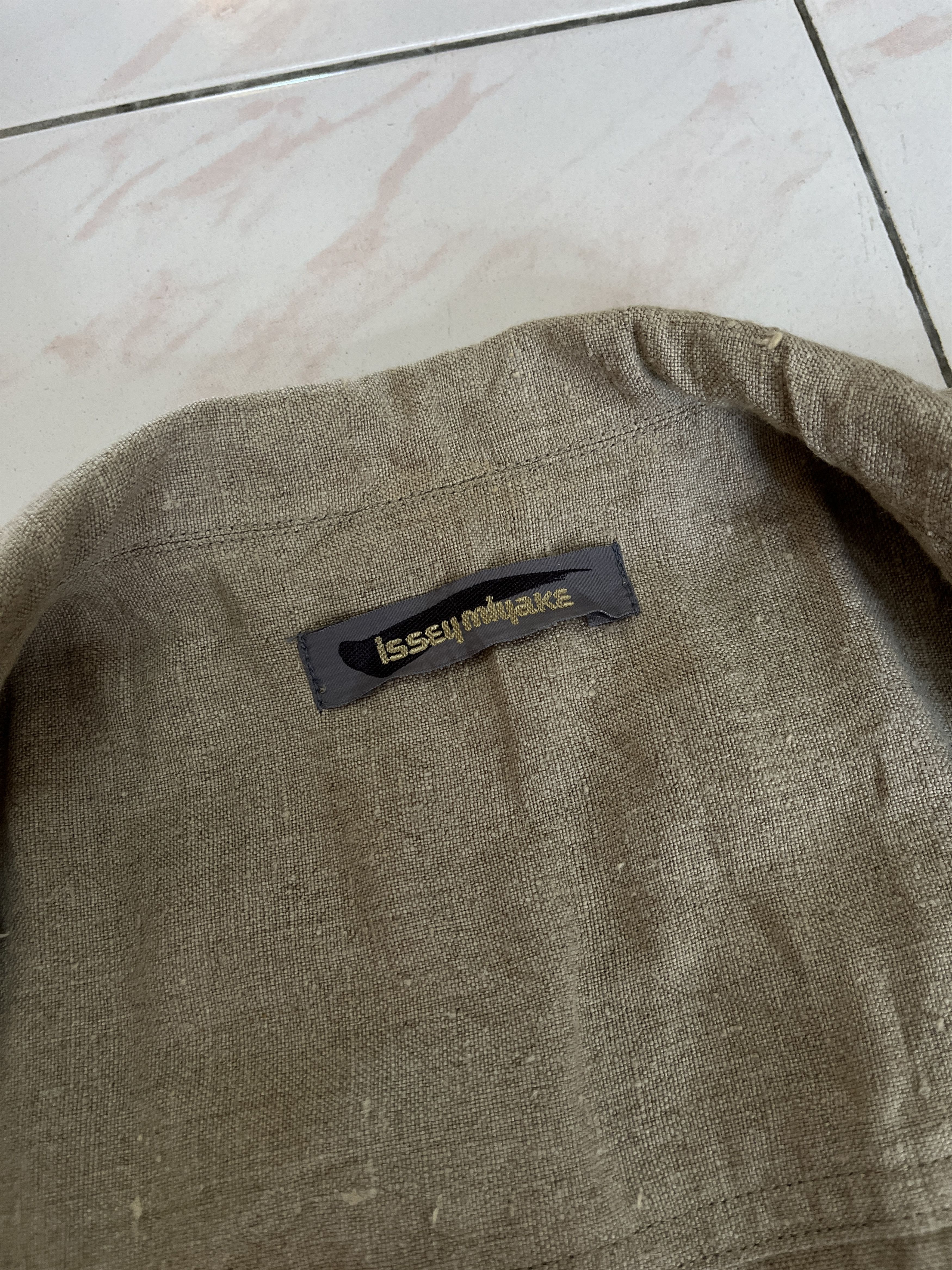 Issey Miyake Vintage 80s Issey Miyake Brush Label Canvas Jacket Size US M / EU 48-50 / 2 - 11 Thumbnail