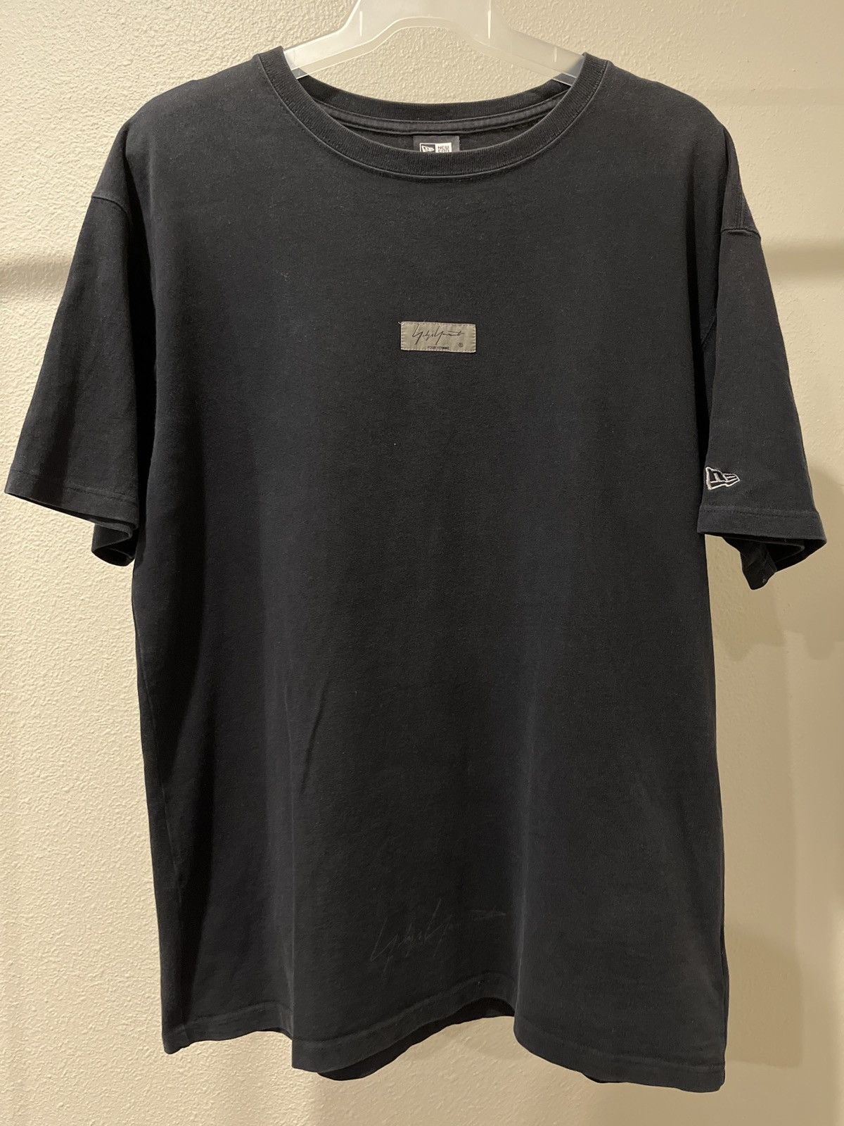 Yohji Yamamoto Yohji Yamamoto x New Era Box Logo T-Shirt Size US XXL / EU 58 / 5 - 1 Thumbnail