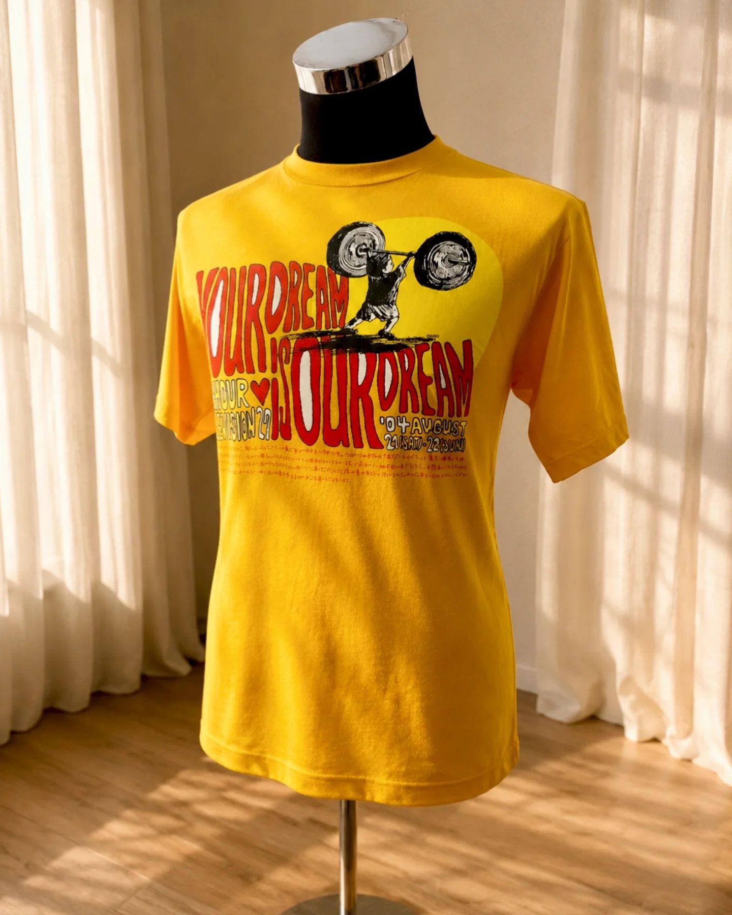 Japanese Brand 24 Hour Television Japan X NTV Charin Tee Shirt ( LL ) Size US L / EU 52-54 / 3 - 2 Thumbnail