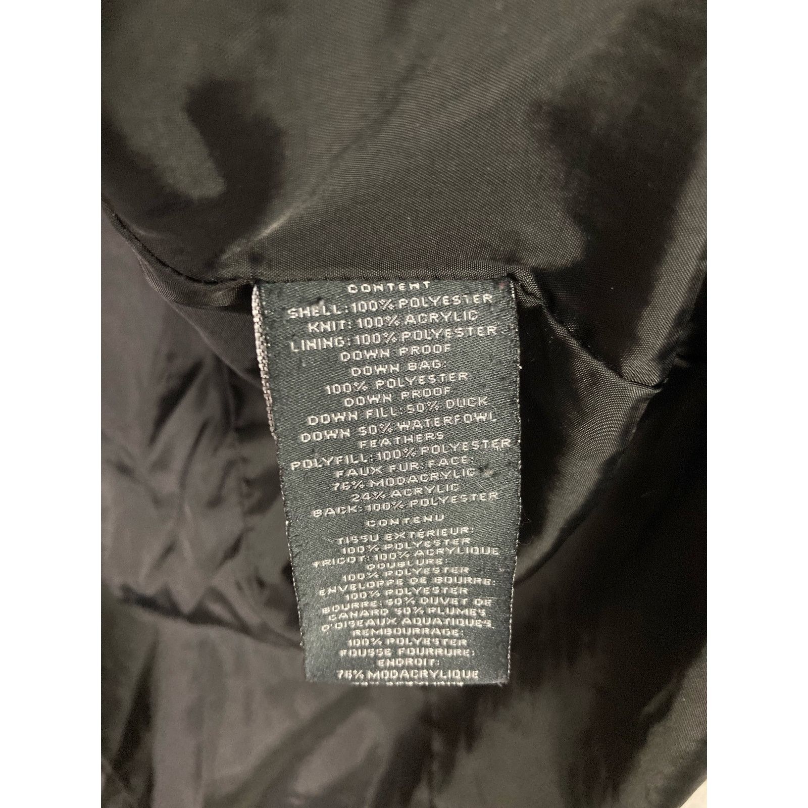 Designer × Vince Camuto Vince Camuto Women's Medium Black Down Parka Hooded Size M / US 6-8 / IT 42-44 - 3 Thumbnail