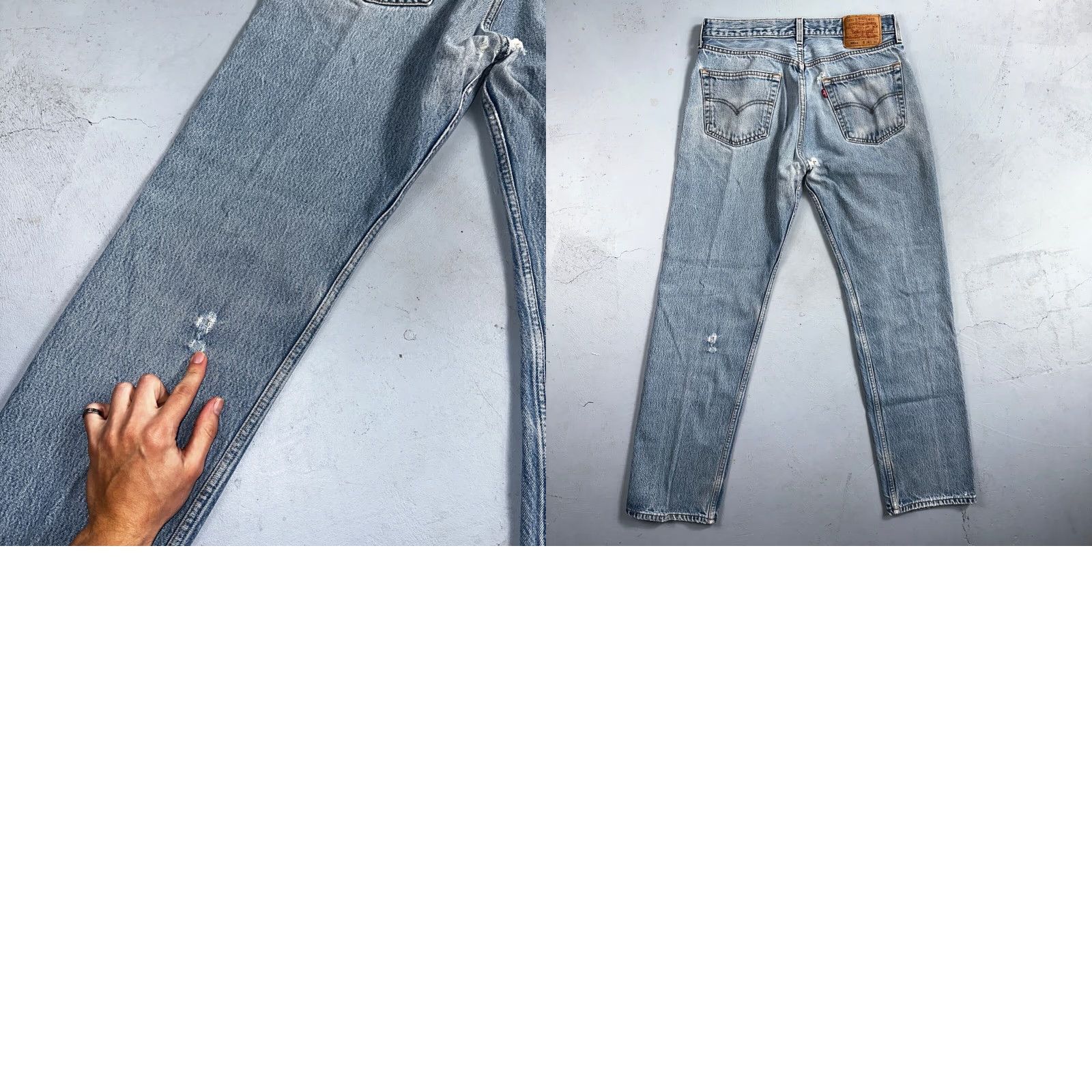 Levi's VINTAGE Levi's 501 Jeans Men 34x36 Light Blue Denim Straight 90s 34 36 Mens Regular Comfort Binary? Size US 34 / EU 50 - 11 Thumbnail