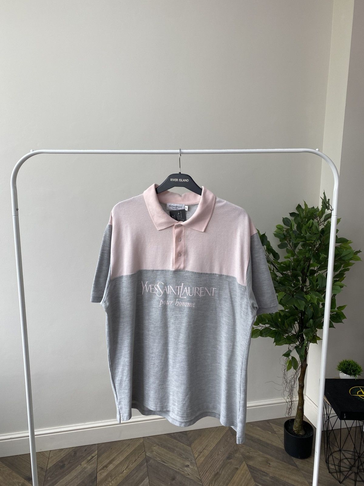 Designer × Vintage × Yves Saint Laurent Vintage YSL Yves Saint Laurent Luxury Polo T-shirt Size US XL / EU 56 / 4 - 1 Thumbnail