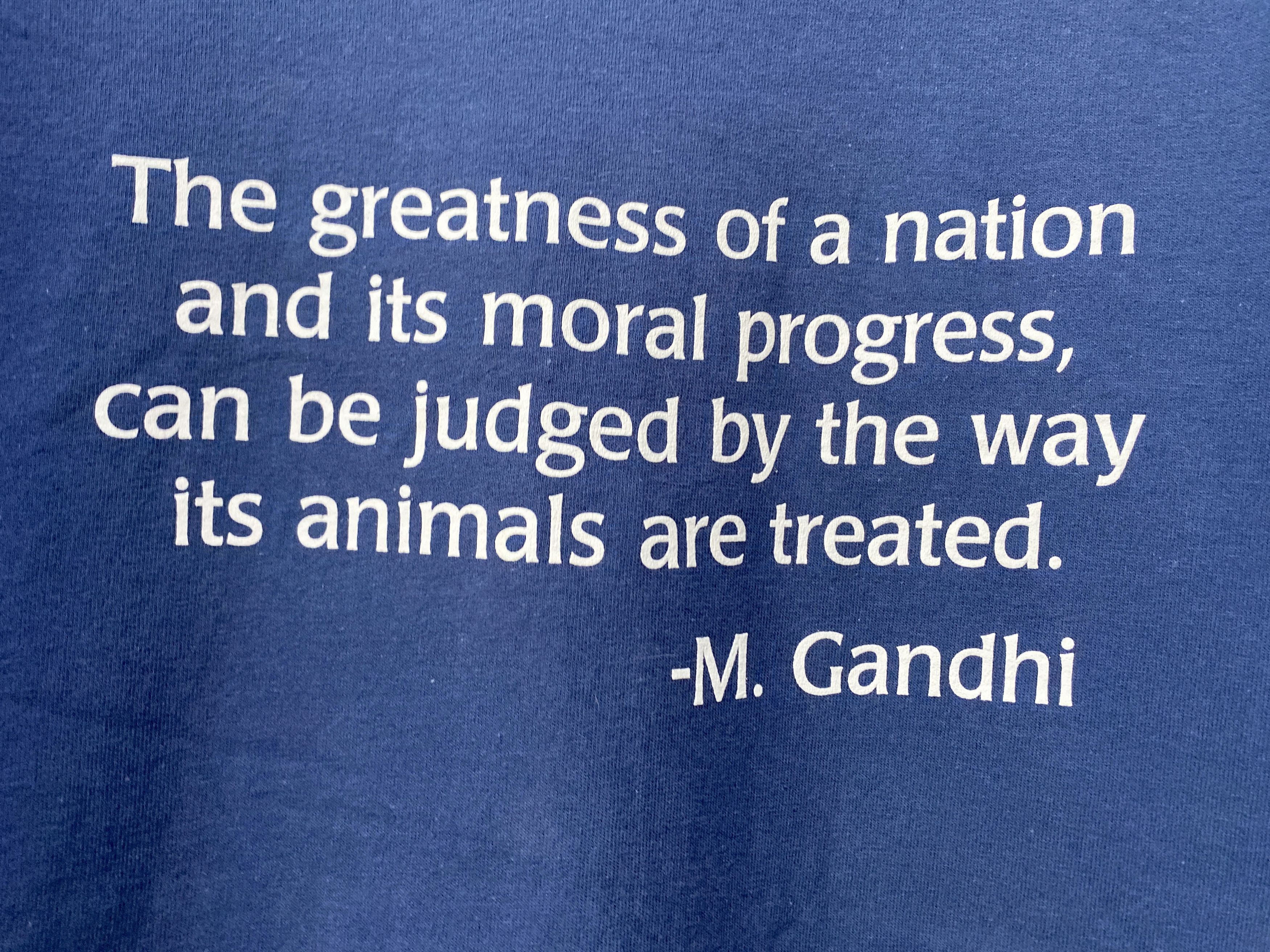 Band Tees × Vintage Vintage Mahatma Gandhi Shirt Size US M / EU 48-50 / 2 - 2 Thumbnail