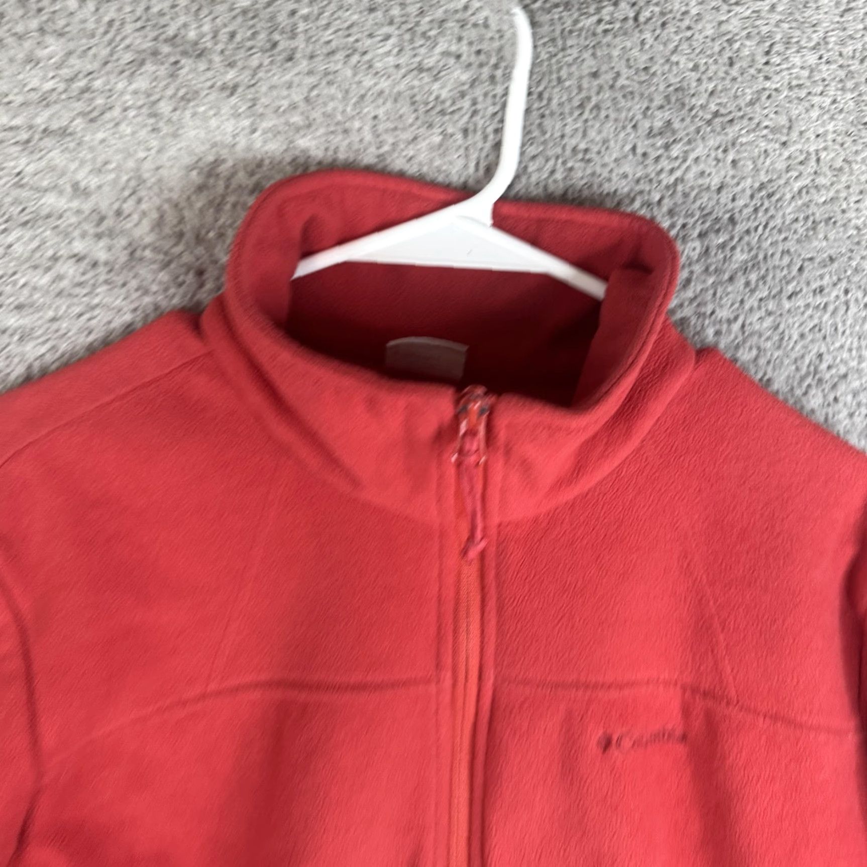 Vintage Columbia Fleece Jacket Womens Large Red Full Zip Pockets Outdoor Wear Size L / US 10 / IT 46 - 6 Thumbnail