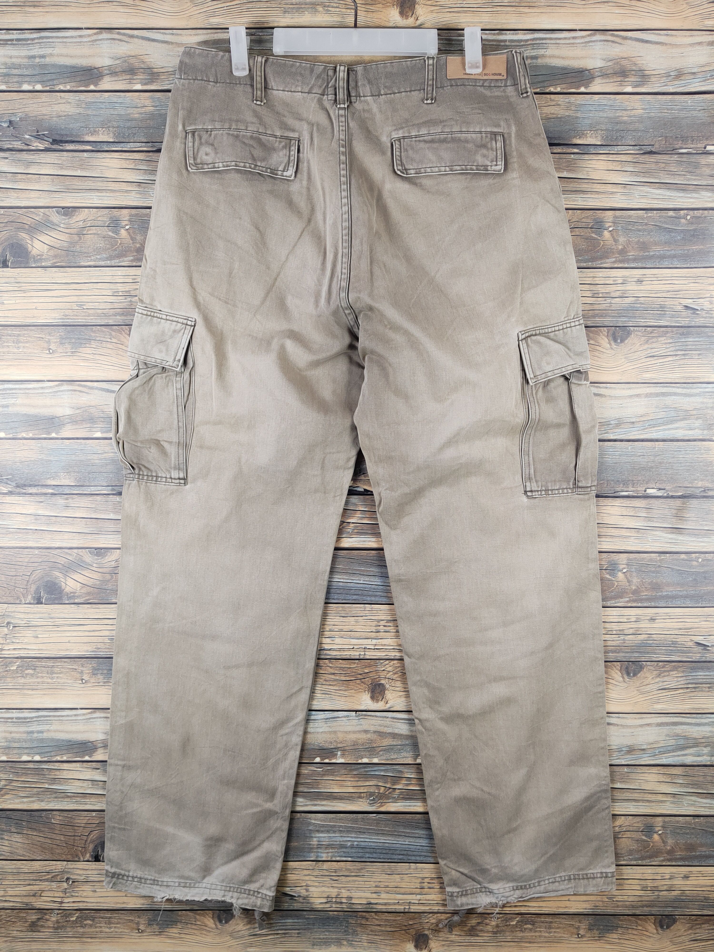 Japanese Brand DL Dog House Beige Multipocket Tactical Cargo Pants #1304 Size US 34 / EU 50 - 9 Thumbnail