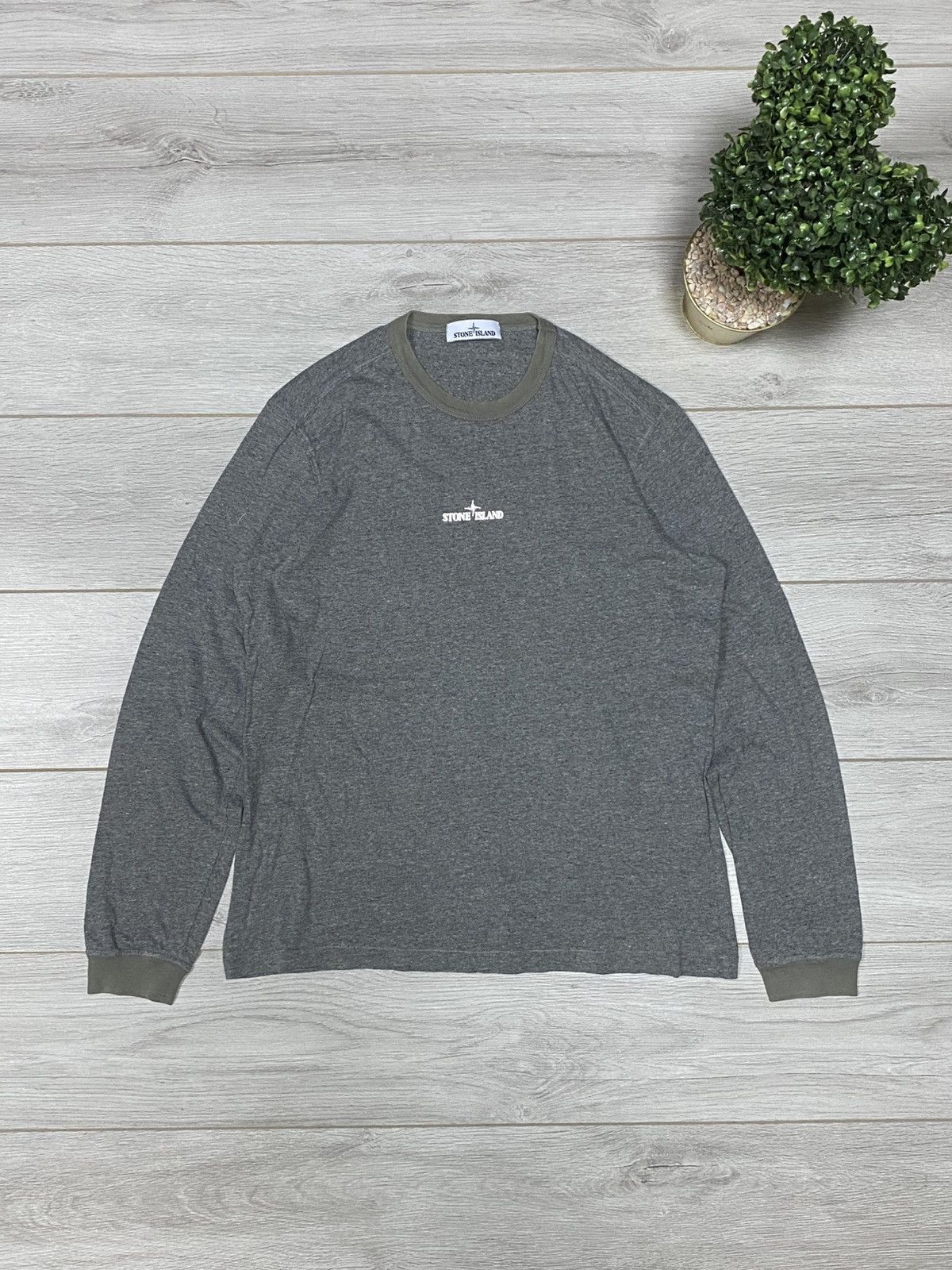 Stone Island Stone Island reflective logo compass vintage long sleeve Size US XL / EU 56 / 4 - 2 Thumbnail