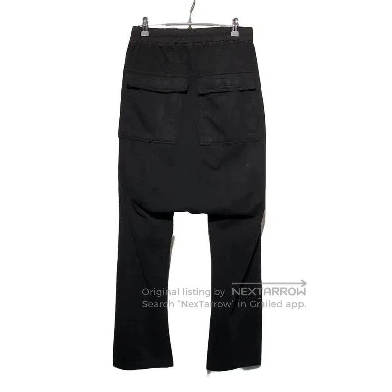 Rick Owens Rick Owens Black Drop-Crotch Pants XS. Size US 26 / EU 42 - 2 Thumbnail