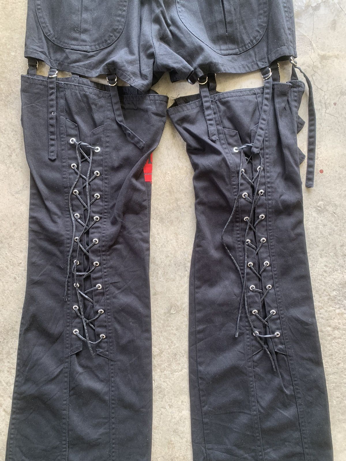 Japanese Brand Mad Punk Chaos Bondage Design Pants Size US 30 / EU 46 - 10 Thumbnail