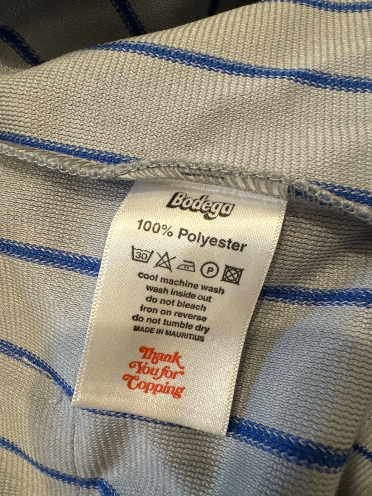 Bodega Bodega Pinstripe Baseball Jersey XL Size US XL / EU 56 / 4 - 4 Thumbnail