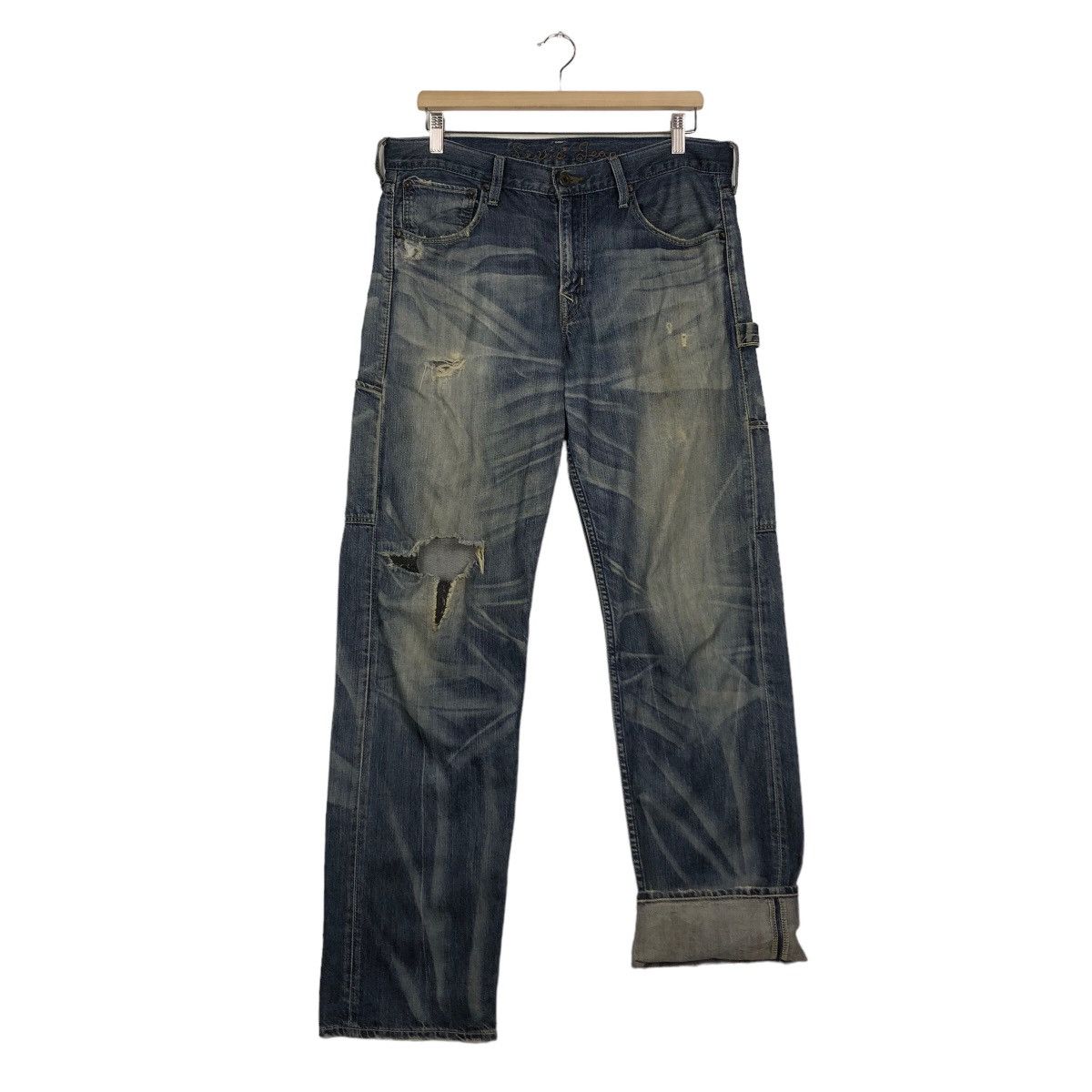 Levi's 🔥Vintage Distressed Denim Levi’s Lot 203 USA Size US 34 / EU 50 - 9 Thumbnail