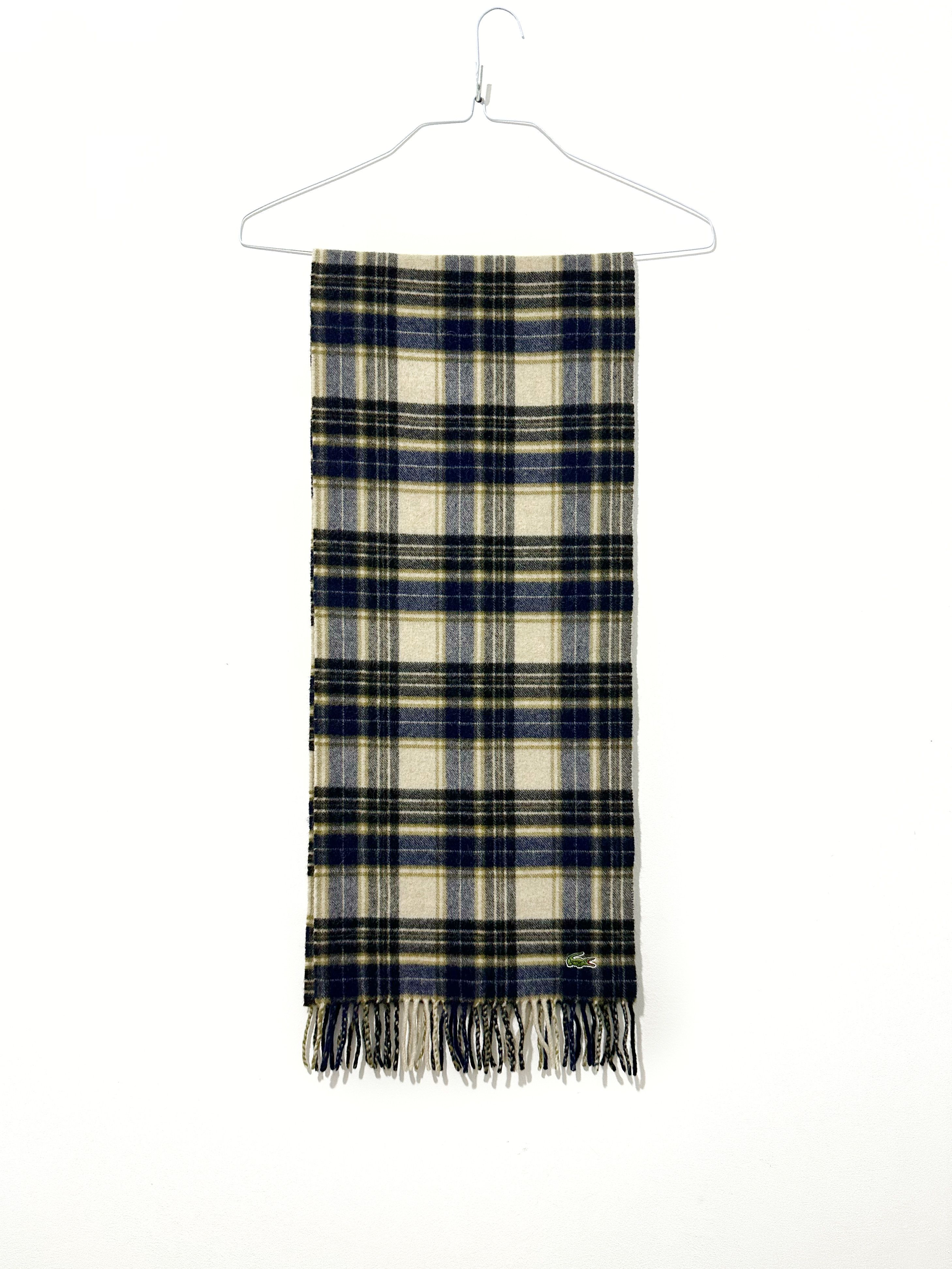 Lacoste Lacoste Wool - Cashmere Checked Scarf 140x31 cm Size ONE SIZE - 1 Thumbnail