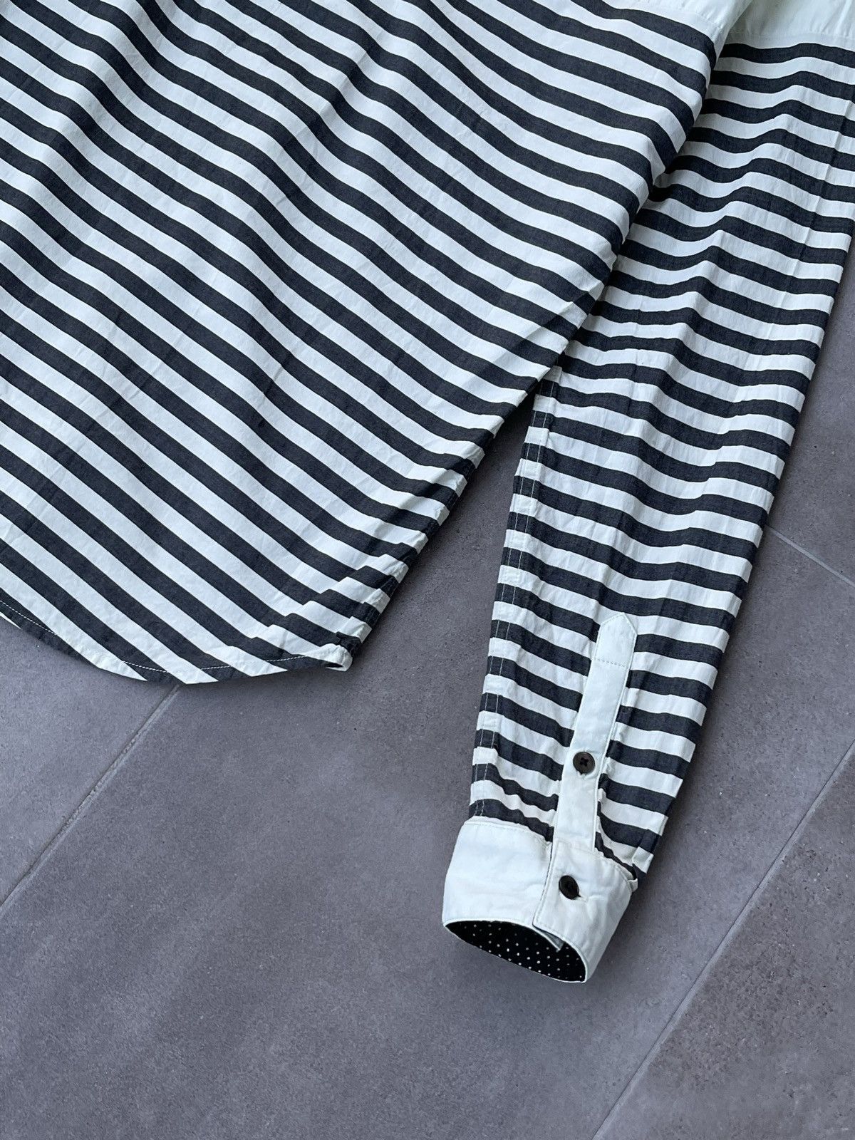 Opening Ceremony SS13 Adidas X Openning Ceremony Stripped Cream Shirt Size US M / EU 48-50 / 2 - 11 Thumbnail
