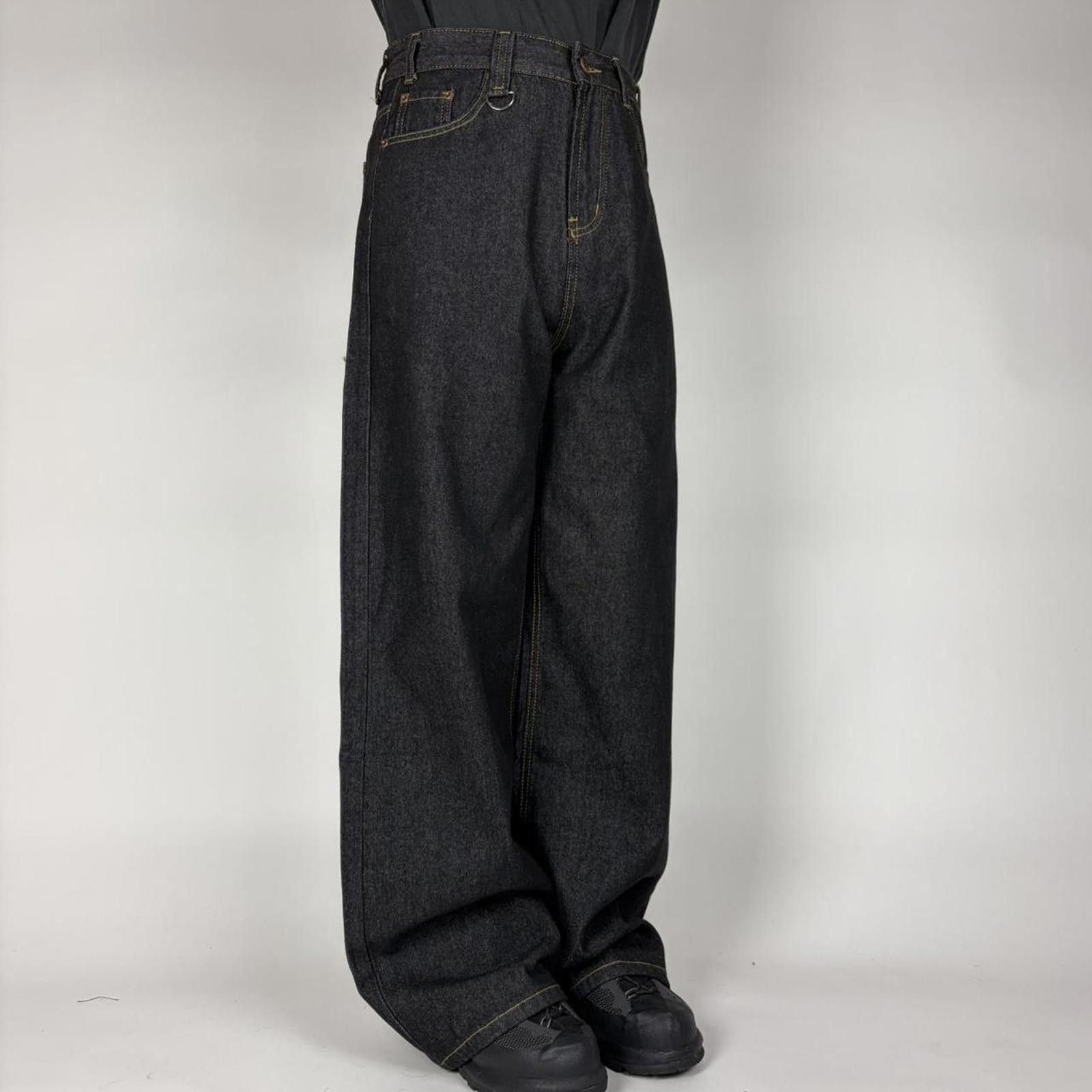 Other Dark Denim Wide Leg Jeans Size US 30 / EU 46 - 4 Thumbnail