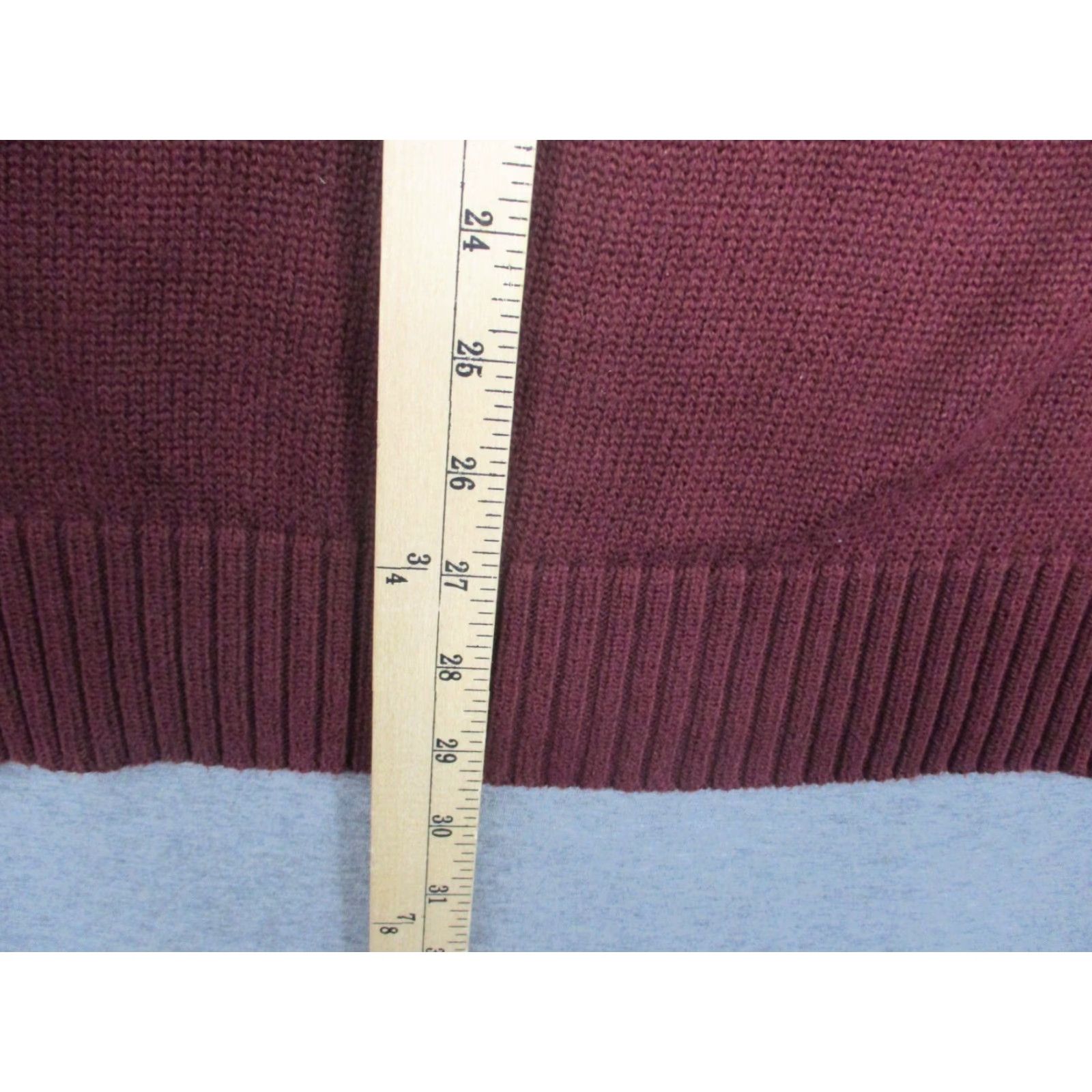Ralph Lauren Polo Ralph Lauren Sweater Medium Men 1/4 Zip Mock Neck Burgandy Size US M / EU 48-50 / 2 - 5 Thumbnail