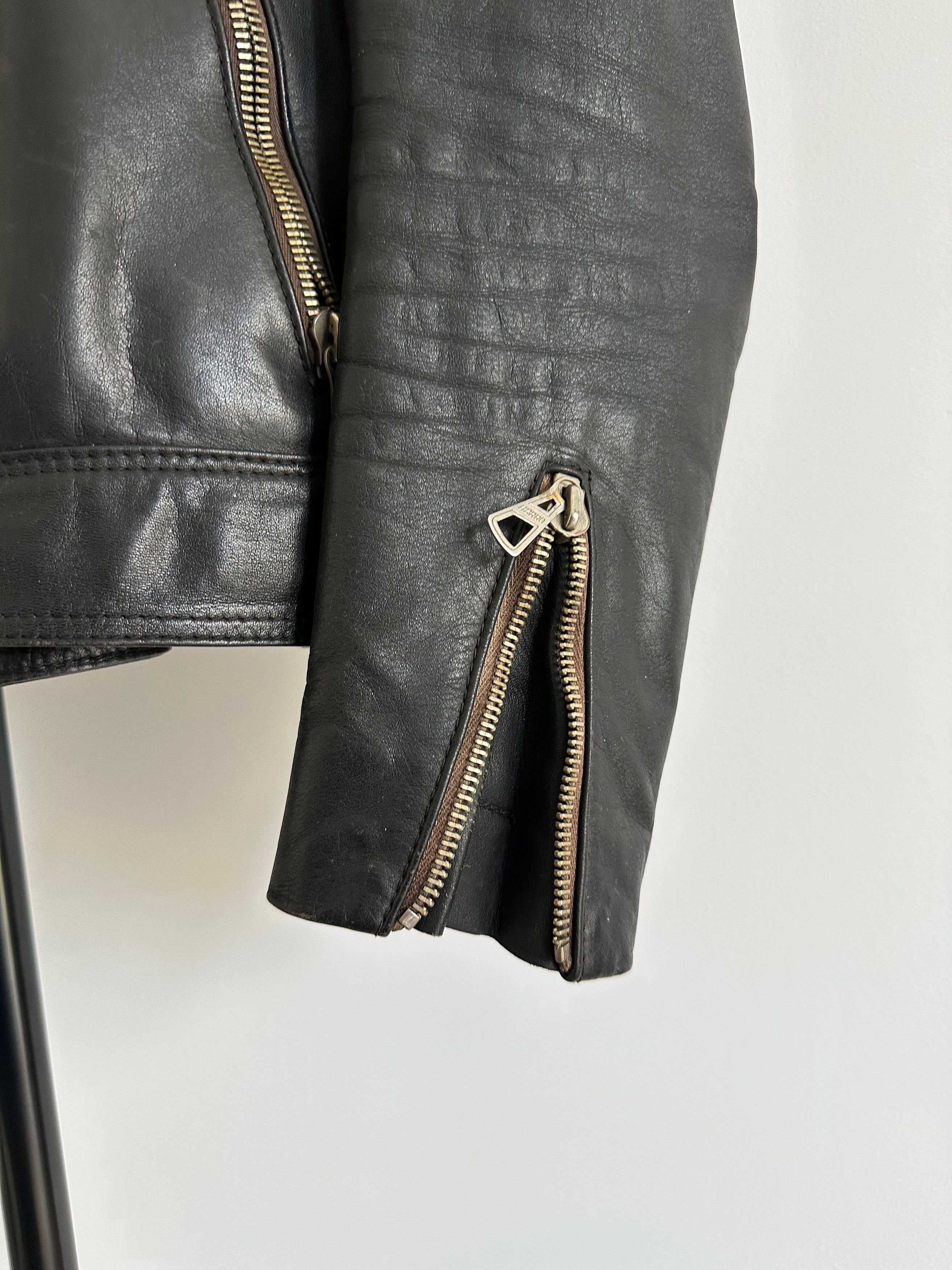 Vintage 80's HARRO vintage biker motorcycle style leather jacket Size US S / EU 44-46 / 1 - 2 Thumbnail
