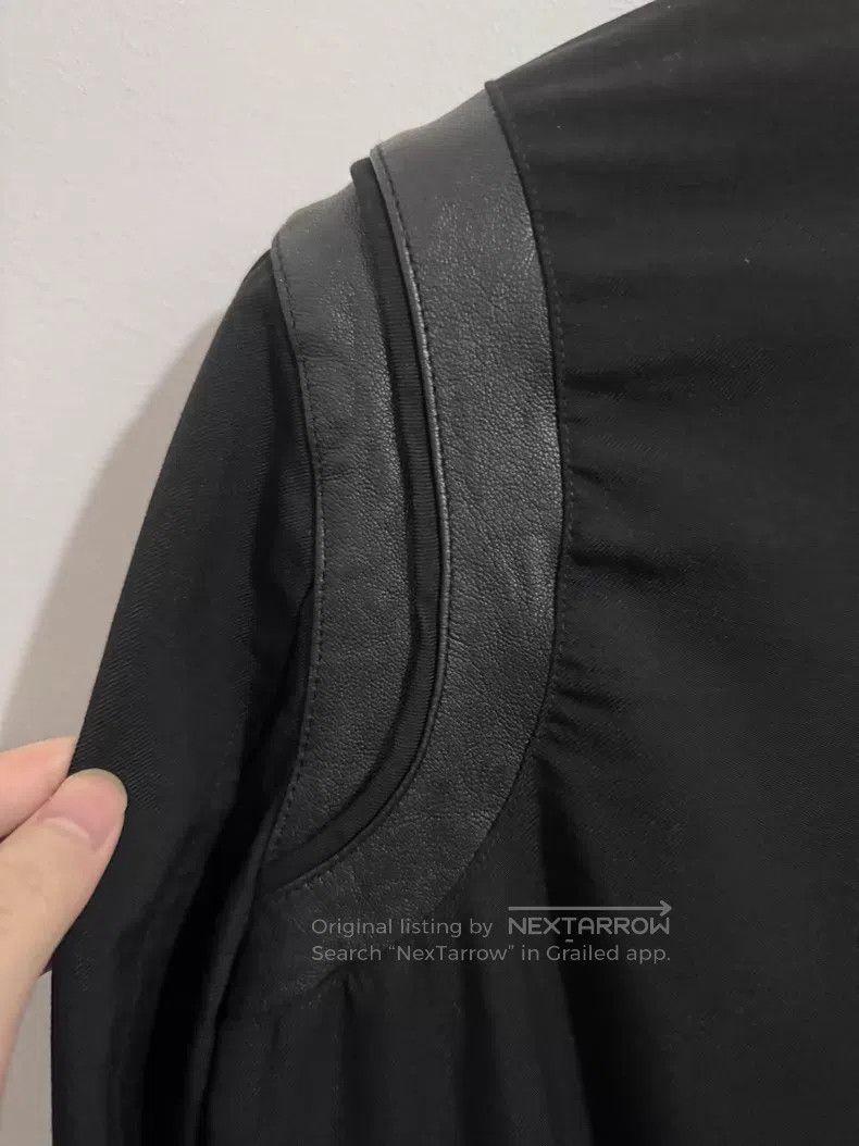 Saint Laurent Paris Saint Laurent Paris Black Samurai Leather Baseball Jacket Size US S / EU 44-46 / 1 - 4 Thumbnail