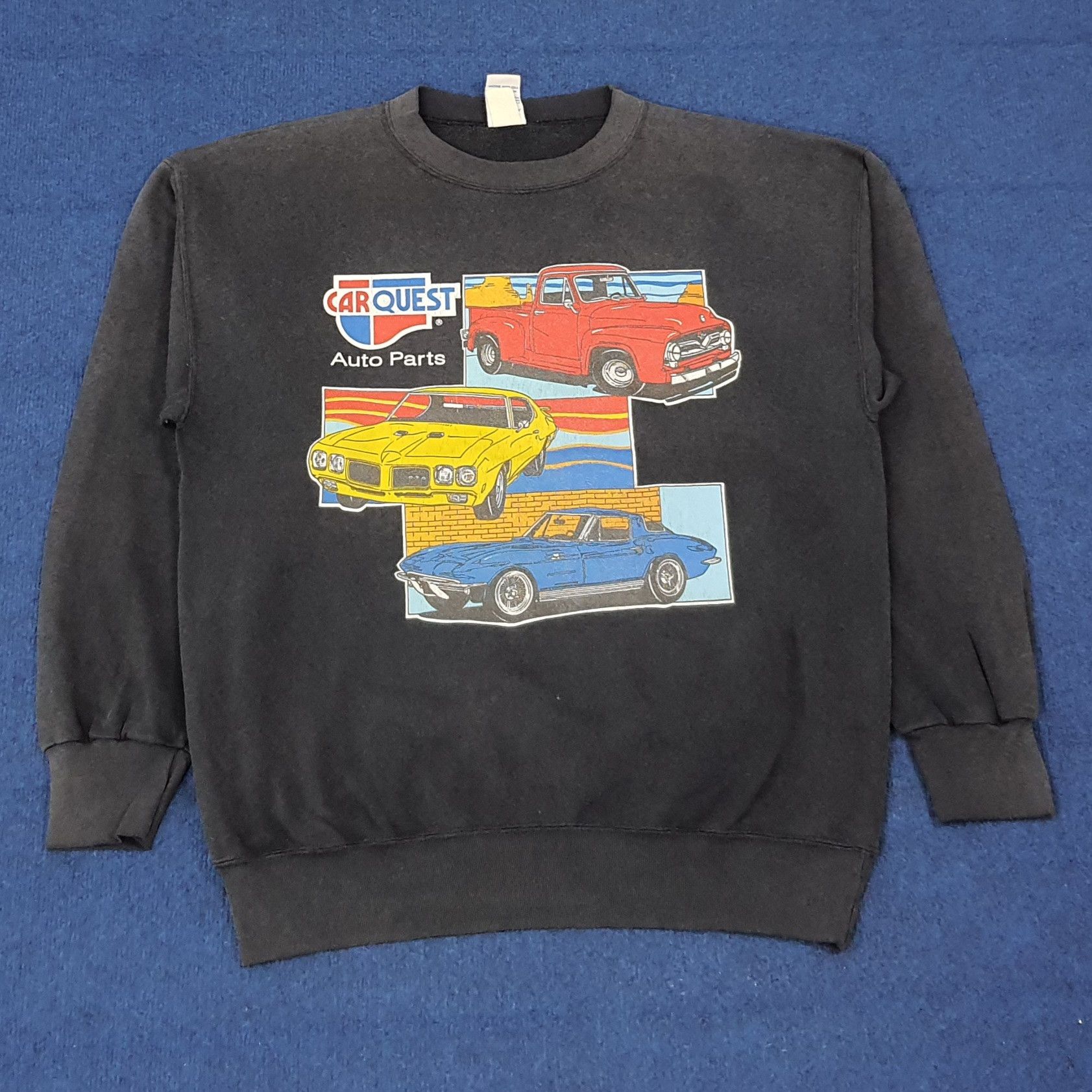 Vintage 90s Rugged Carquest Classic Sweatshirt C278N30