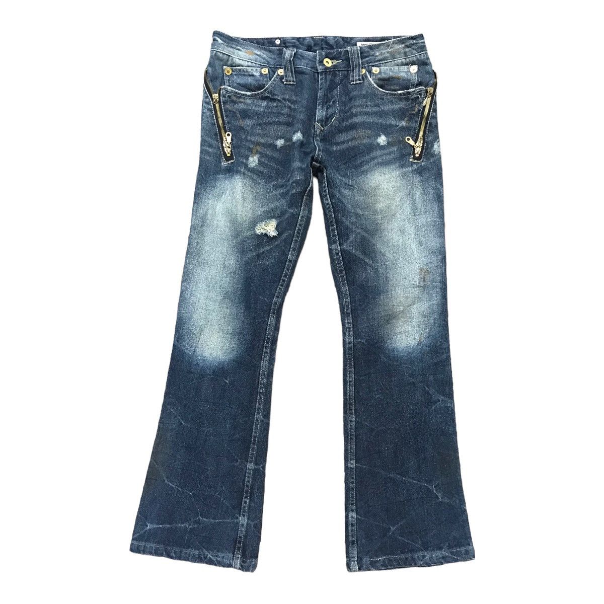 Hysteric Glamour × Le Grande Bleu (L.G.B.) × semanticdesign Semantic Design Flare Multi Pocket Pant Size US 32 / EU 48 - 5 Thumbnail