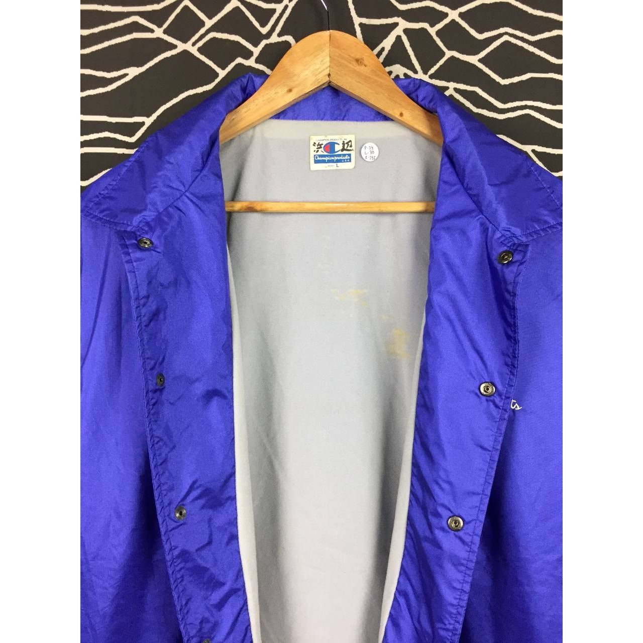 Champion × Vintage Vtg 90s Champion Product Mini Logo Windbreaker Coach Jacket Size US L / EU 52-54 / 3 - 4 Thumbnail