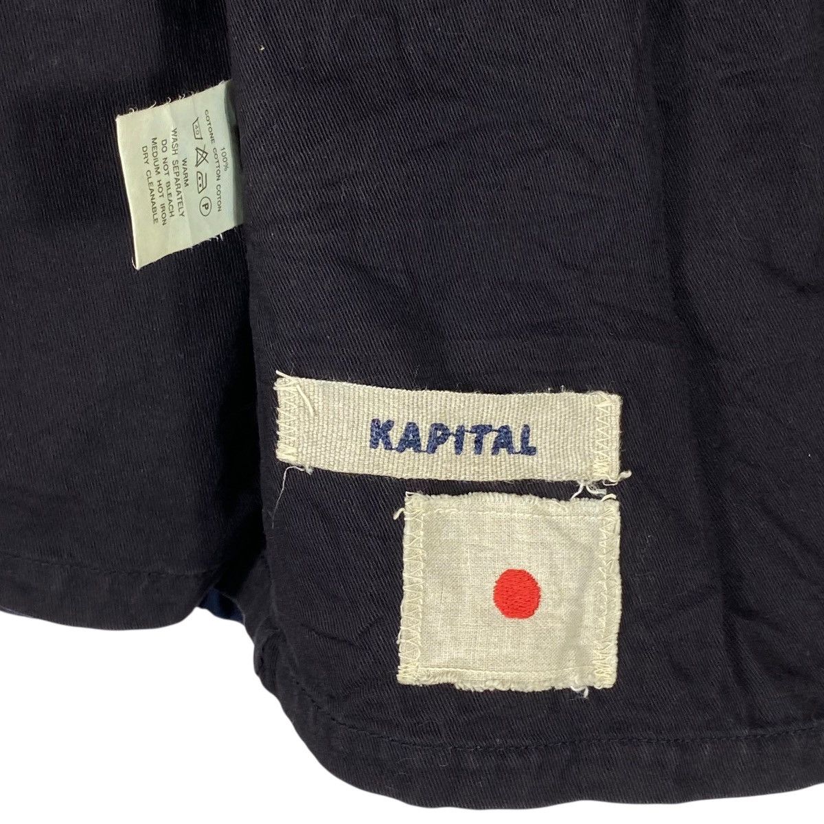 Kapital Vintage KAPITAL Japan Indigo Dye M-65 Field Jacket Size US M / EU 48-50 / 2 - 9 Thumbnail
