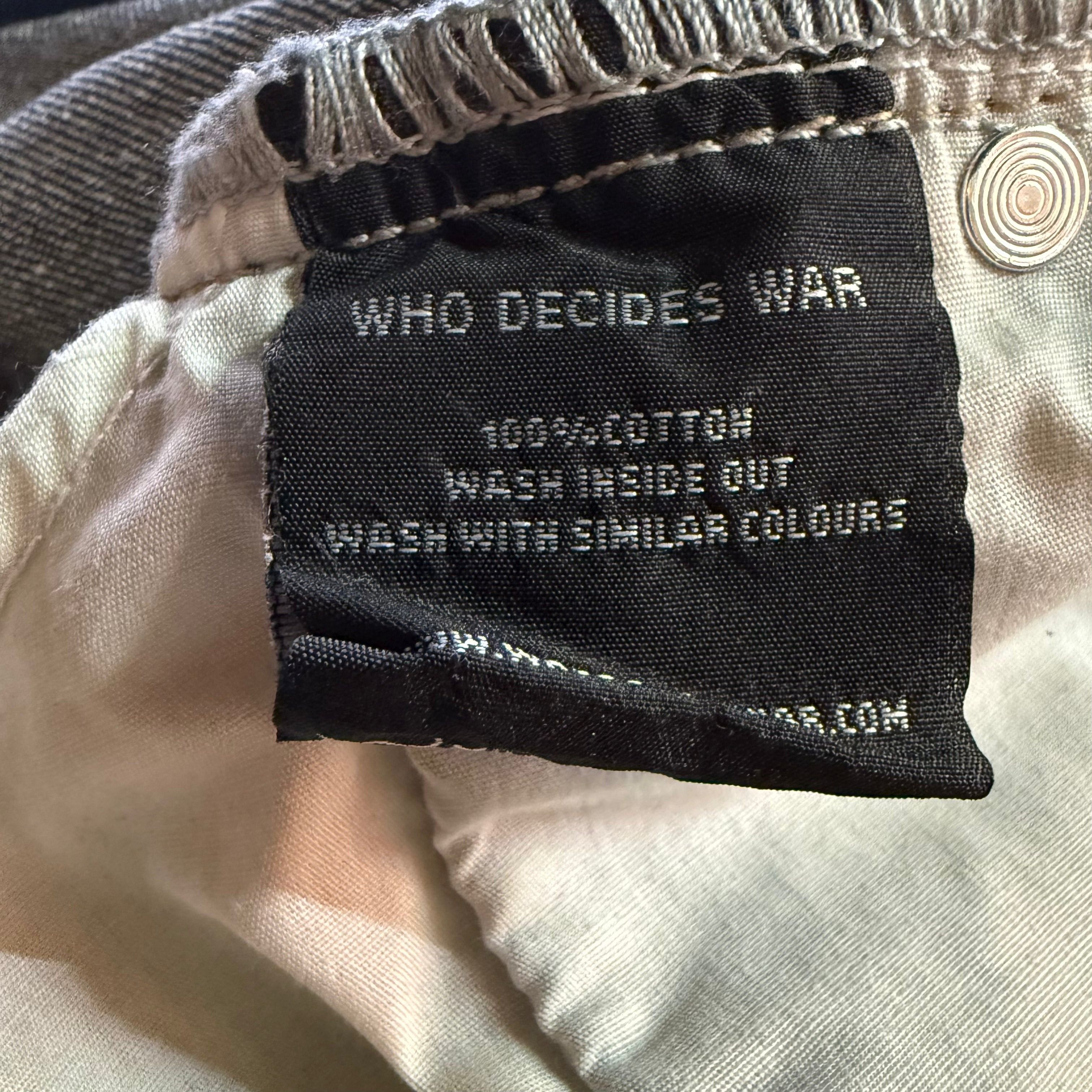 Who Decides War Who Decides War Scripture Denim Jeans Size 34 Size US 34 / EU 50 - 7 Thumbnail
