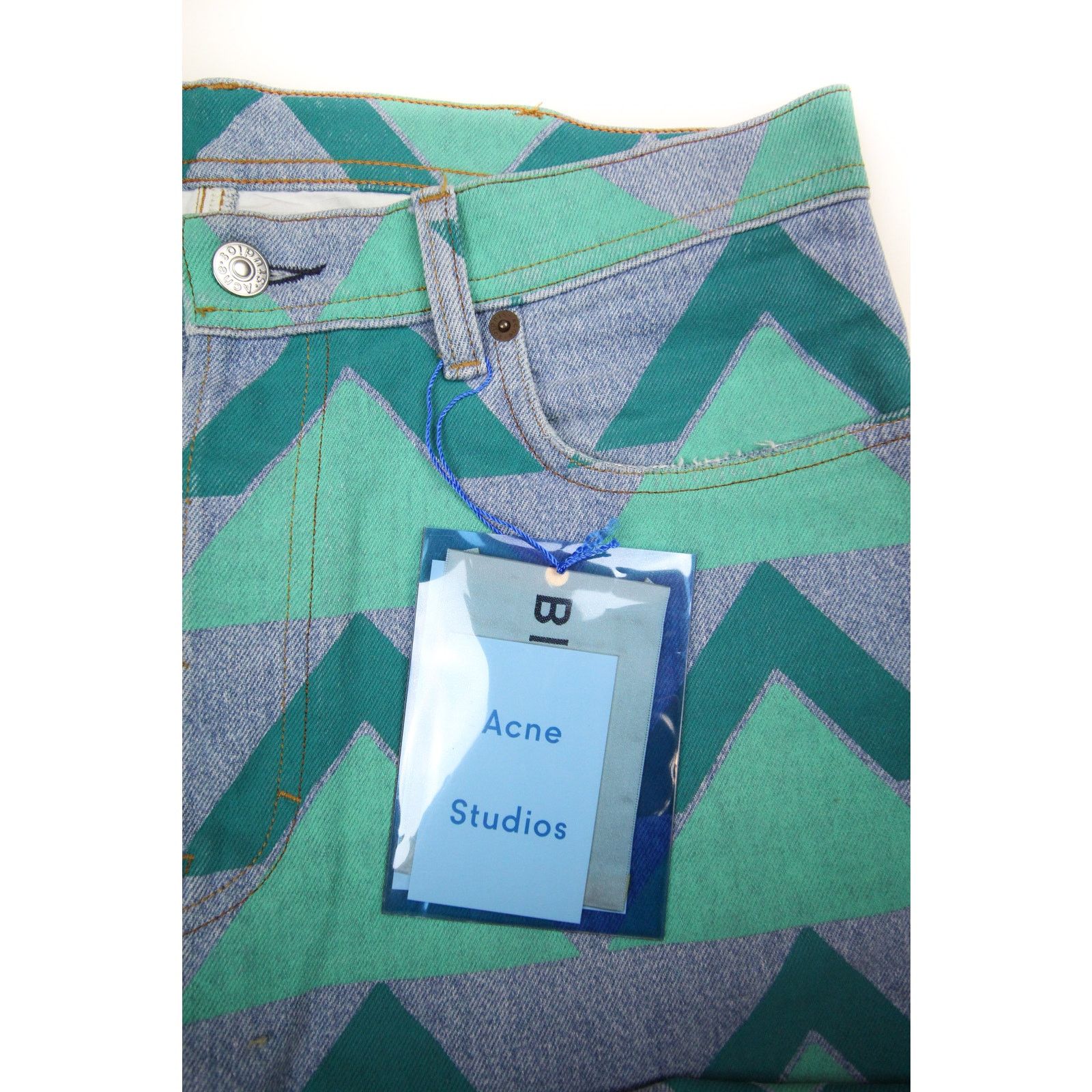 Acne Studios Acne Studio Bla Konst Rare Land all over print denim Size US 30 / EU 46 - 3 Thumbnail