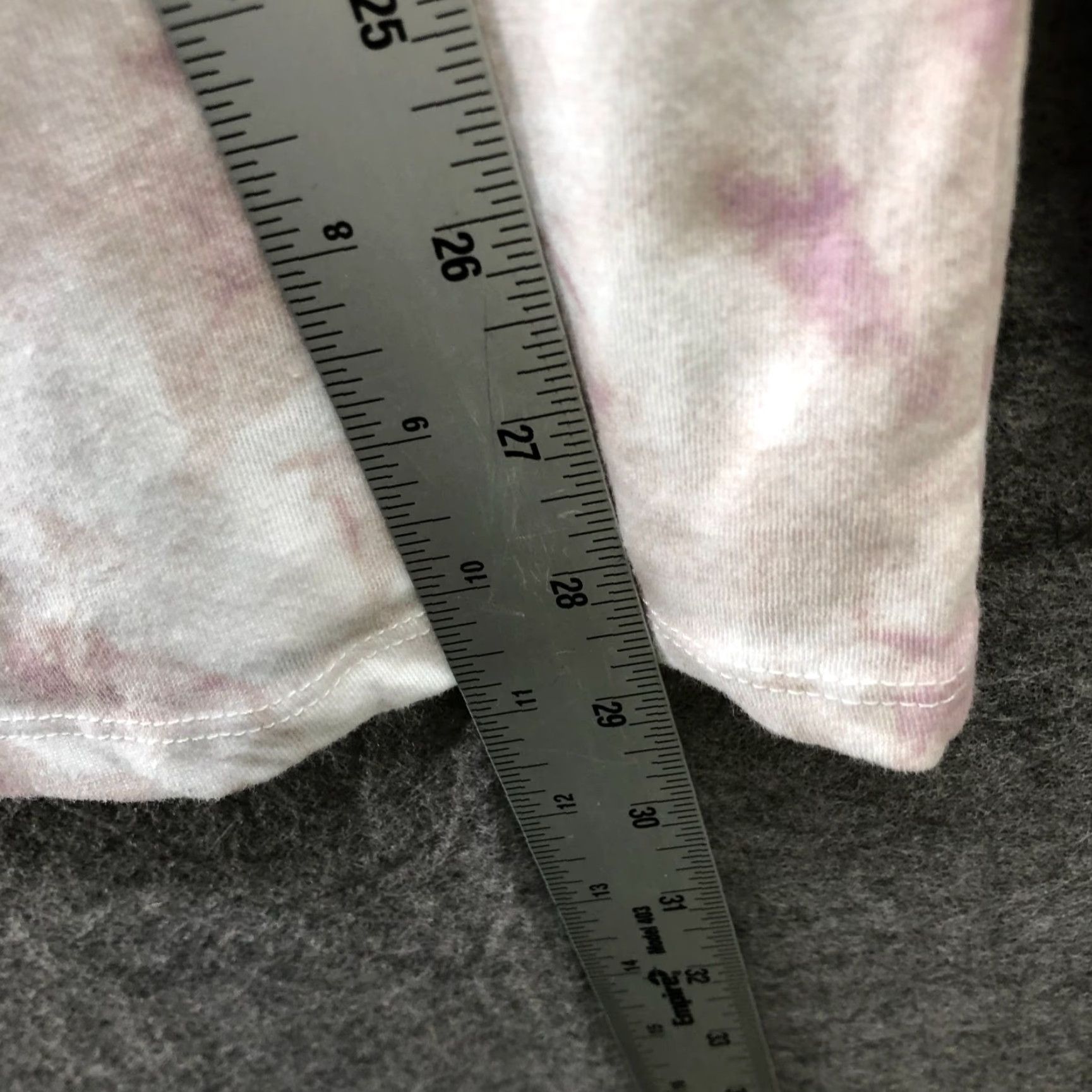 Pinko Friends Long Sleeve T Shirt Mens XL Tie Dye Crewneck Pink White Mauve Colorful 90s Logo Shirt Size US XL / EU 56 / 4 - 8 Thumbnail