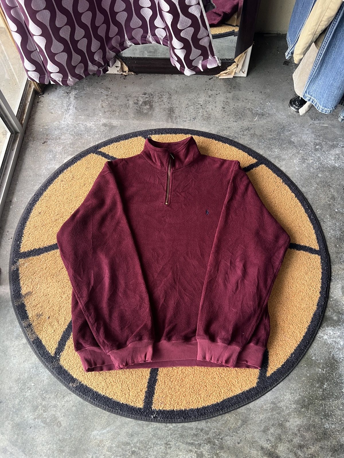 Polo Ralph Lauren 🔥Polo Ralph Lauren Half Zipper Fleece Jacket Size US L / EU 52-54 / 3 - 2 Thumbnail