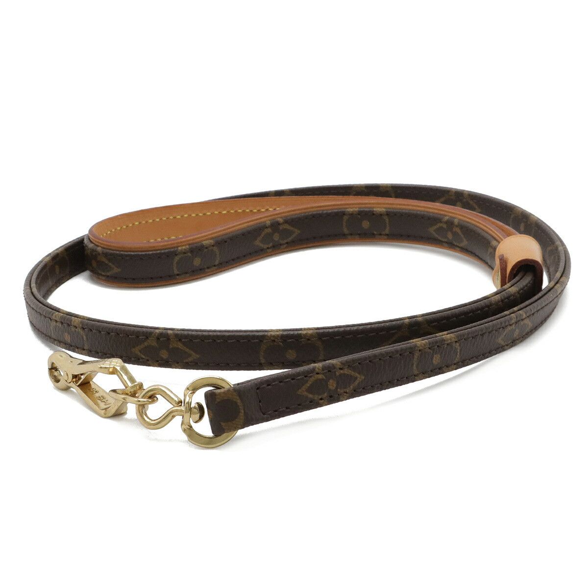 Louis Vuitton Louis Vuitton Louis Vuitton Monogram leash Textile Pet Collar M58056 DUTY FREE for USA Size ONE SIZE - 1 Thumbnail