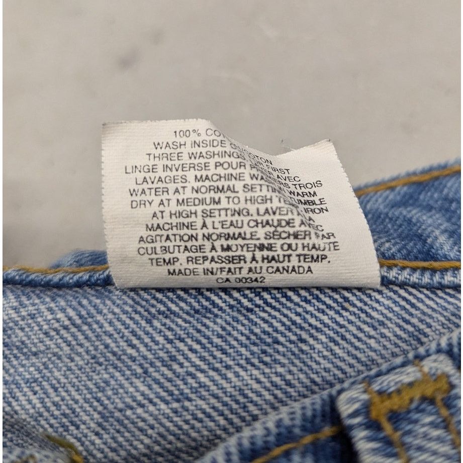 Levi's × Levi's Vintage Clothing × Vintage Vintage Levis 619 Made in Canada Orange Tab Blue Jeans Size US 36 / EU 52 - 5 Thumbnail