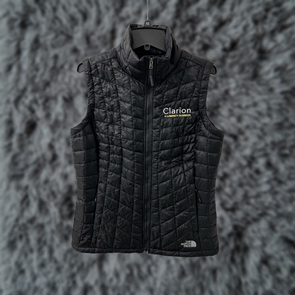 The North Face VINTAGE? The North Face Thermoball Vest Womens Size S Black Puffer Full Zip Pockets Size S / US 4 / IT 40 - 1 Thumbnail