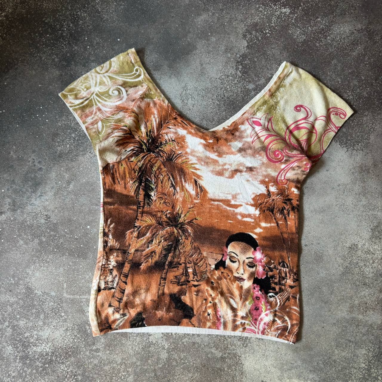 Hysteric Glamour × Japanese Brand Vintage Animal Printed Top (JPG GAULTIER STYLE) Size S / US 4 / IT 40 - 1 Thumbnail