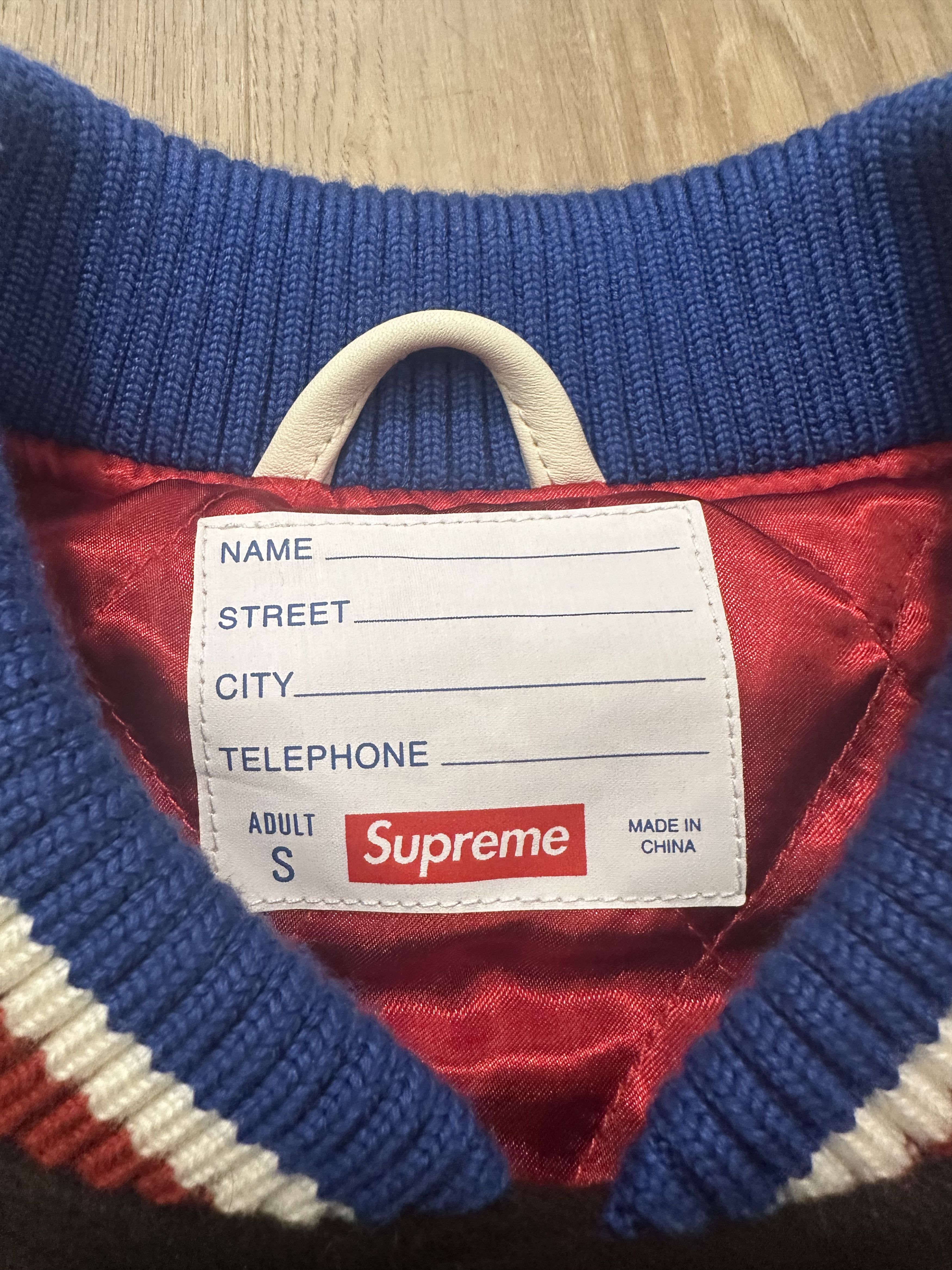 Supreme Supreme Tiger Varsity Jacket Size US S / EU 44-46 / 1 - 4 Thumbnail
