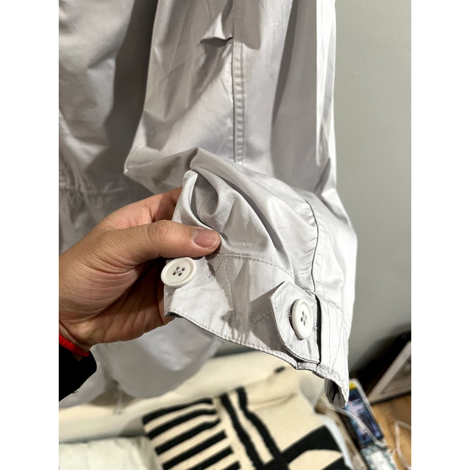 Beams Plus Beams — Hooded Mod Coat in Light Grey — Large Size US L / EU 52-54 / 3 - 15 Thumbnail