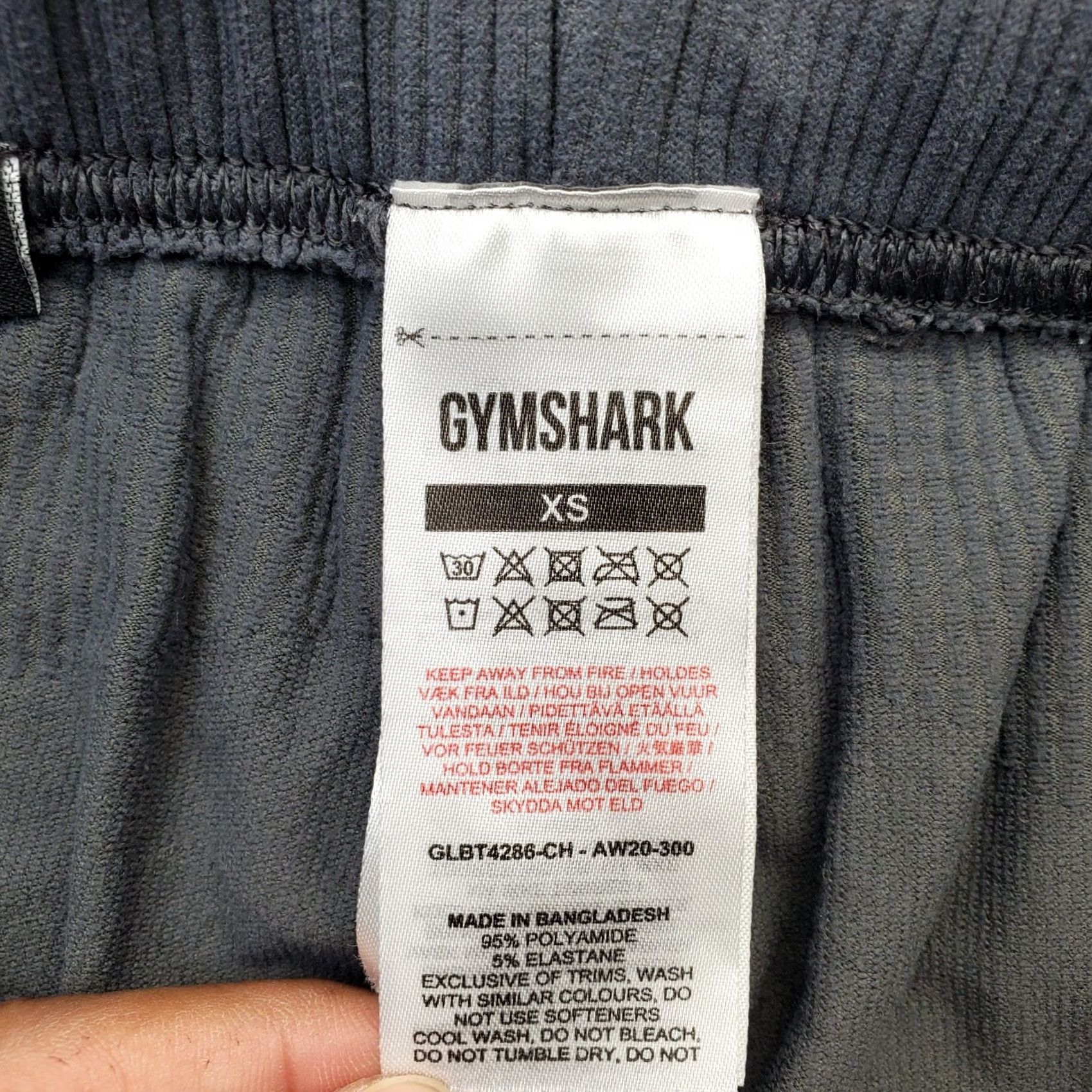 Gymshark Gymshark Jogger Pants Womens XS Gray Stretch Relaxed Fit Tapered Leg Drawstring Size 26" / US 2 / IT 38 - 7 Thumbnail