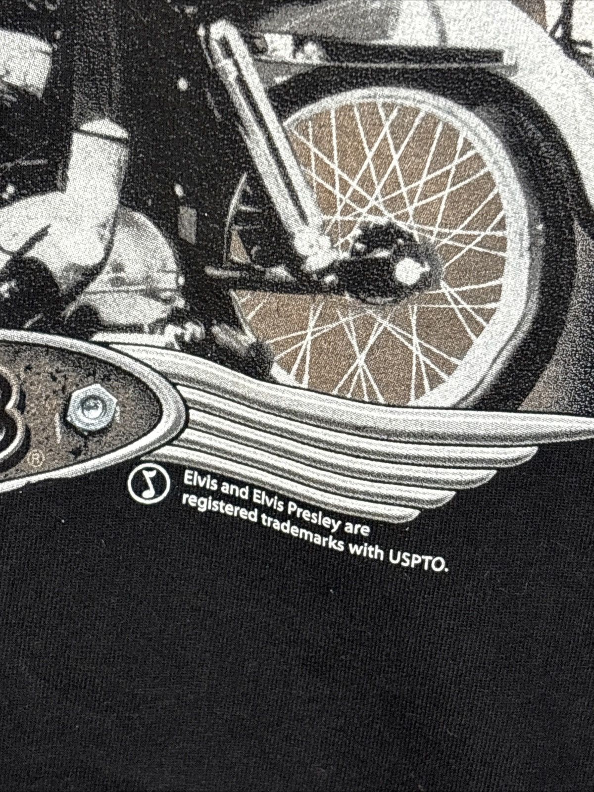 Other Vintage Y2k Elvis Presley TCB Rock N Roll Motorcycle Shirt M Size US M / EU 48-50 / 2 - 3 Thumbnail