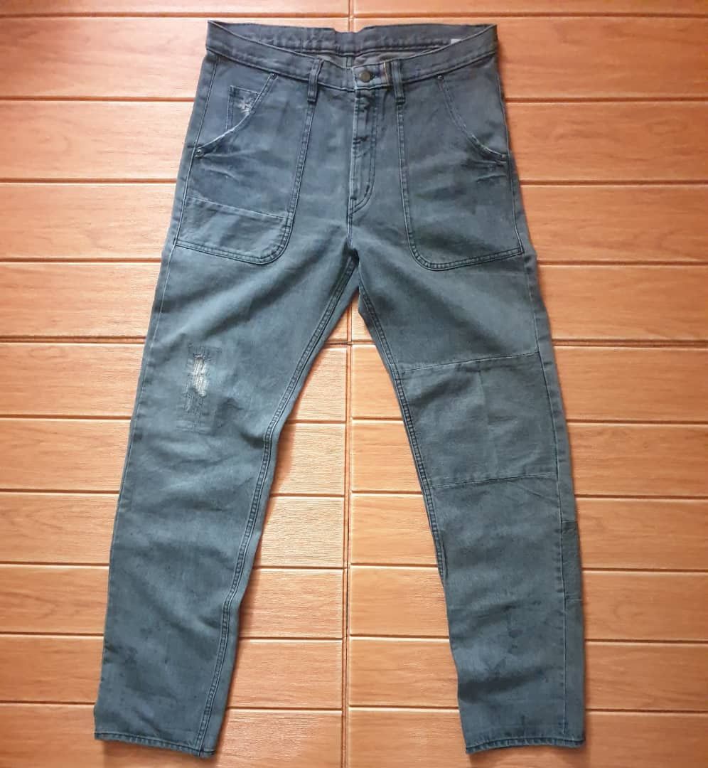 ADAM ET ROPE 💥ADAM ET ROPE Salvedge distressed Baker fatigue pant Size US 34 / EU 50 - 1 Thumbnail