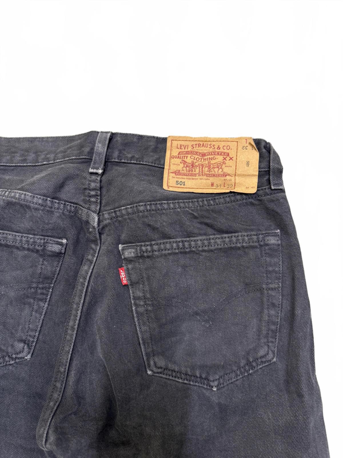 Designer Men's Black 501 Jeans Size US 31 - 5 Thumbnail
